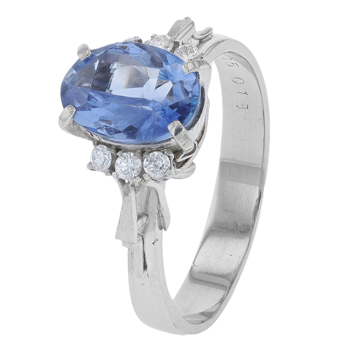 PT850 2.15 CT Sapphire Ring