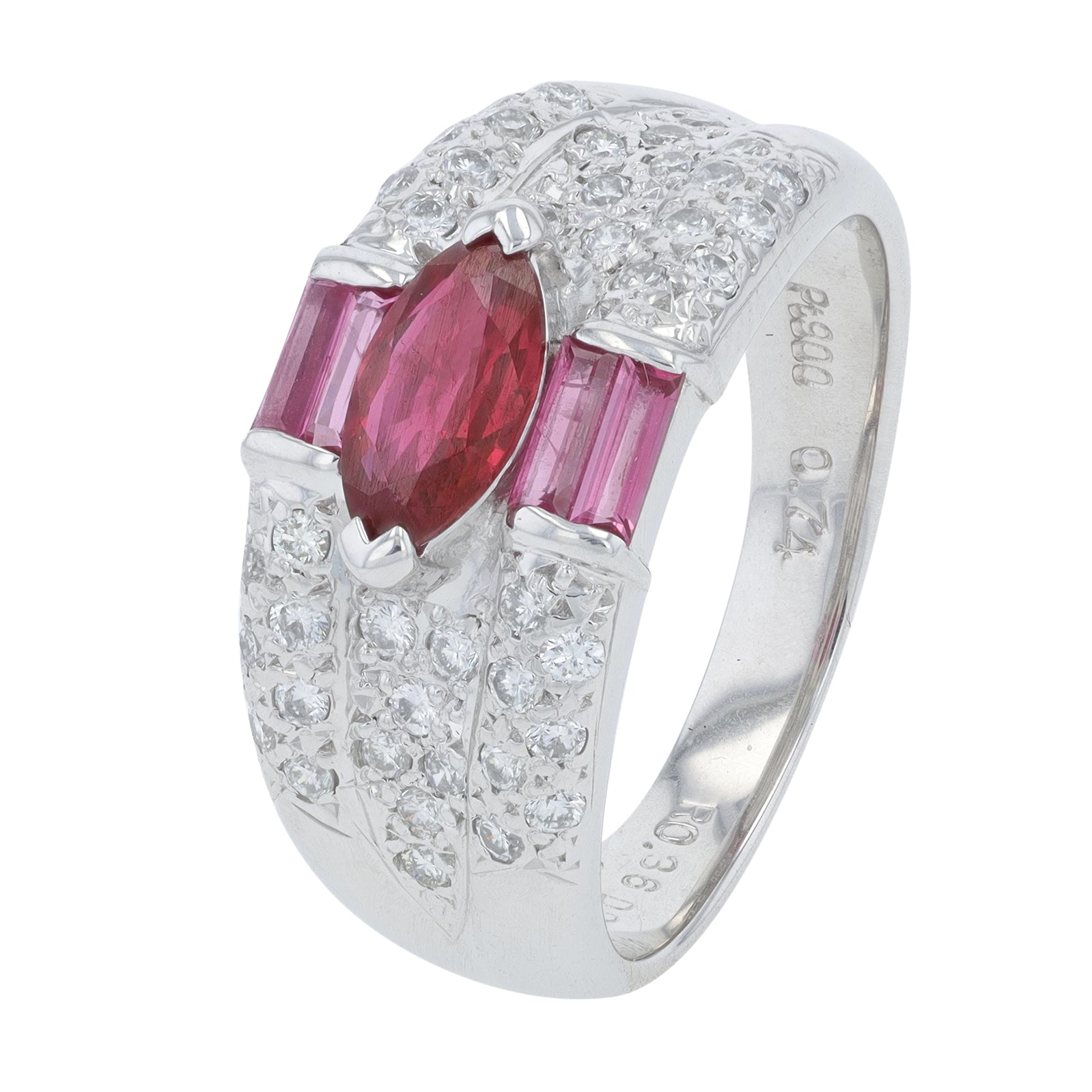 PT900 1.10 CTW Ruby Band