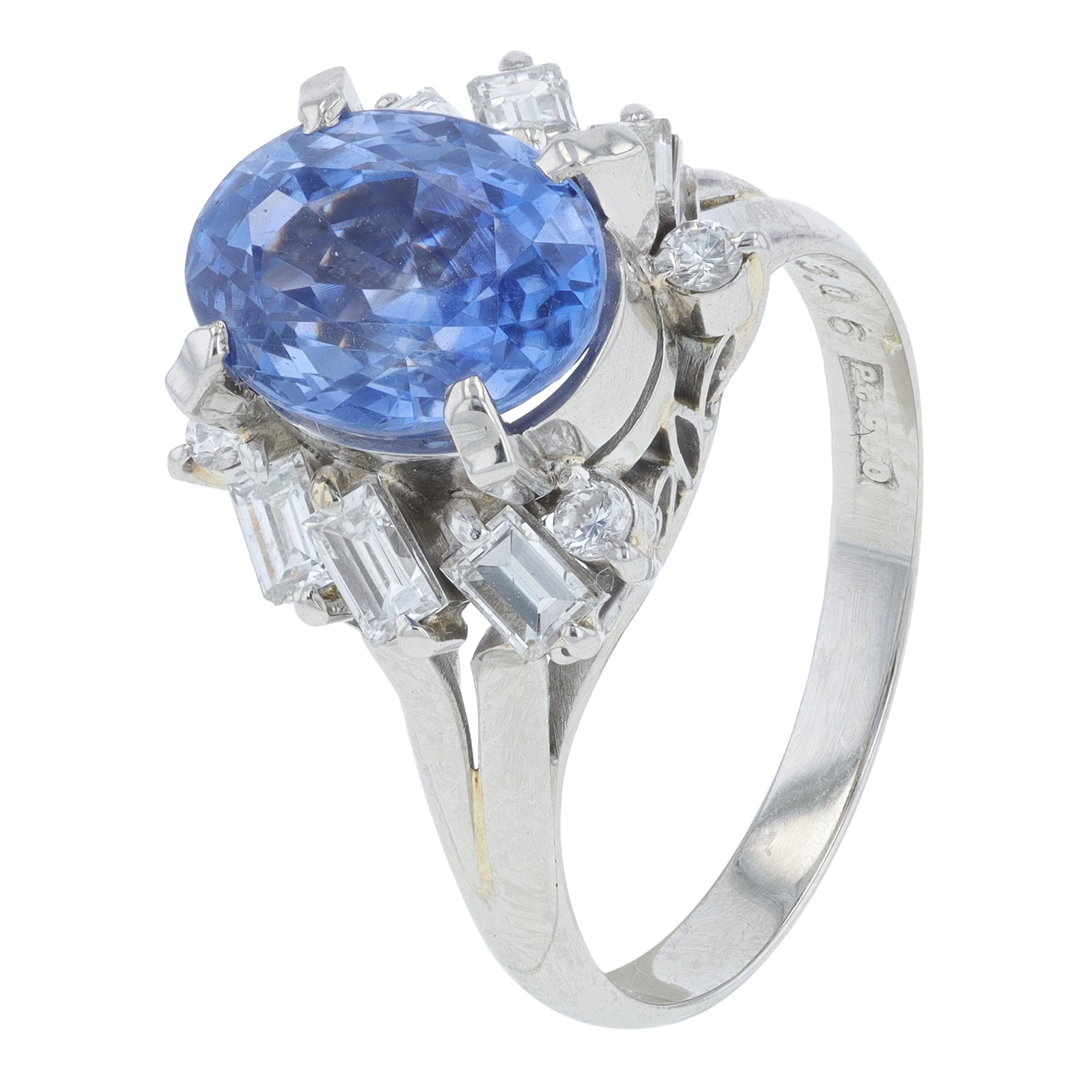 PT900 3.06 CT Sapphire Ring