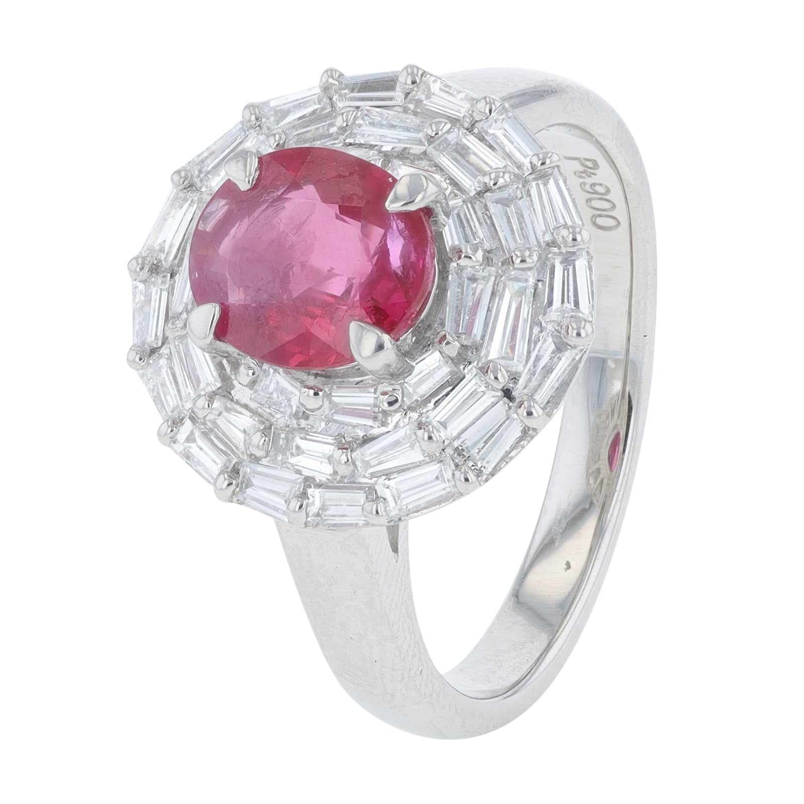 PT900 1.14 CTW Ruby Ring
