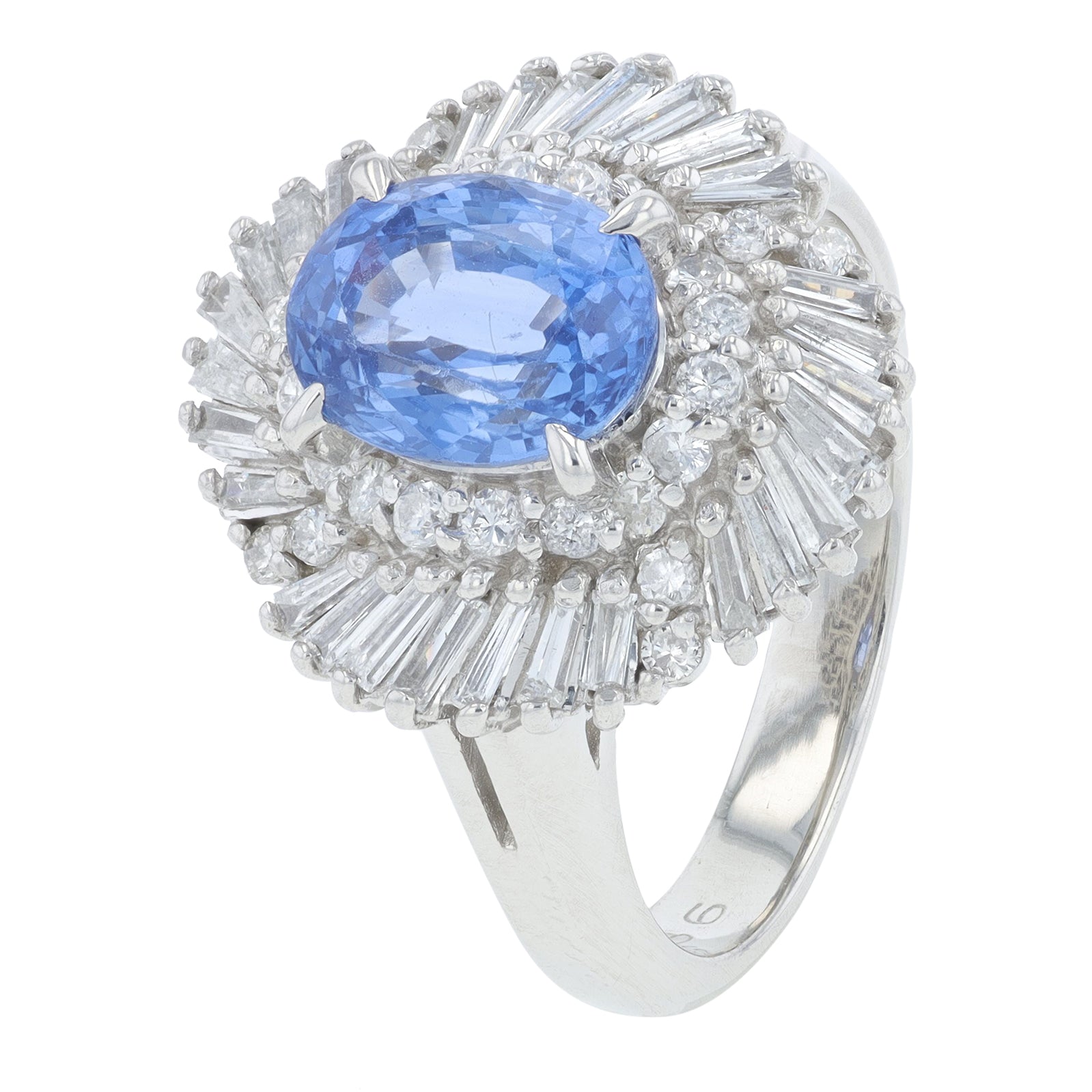 PT900 2.44 CT Sapphire Ring