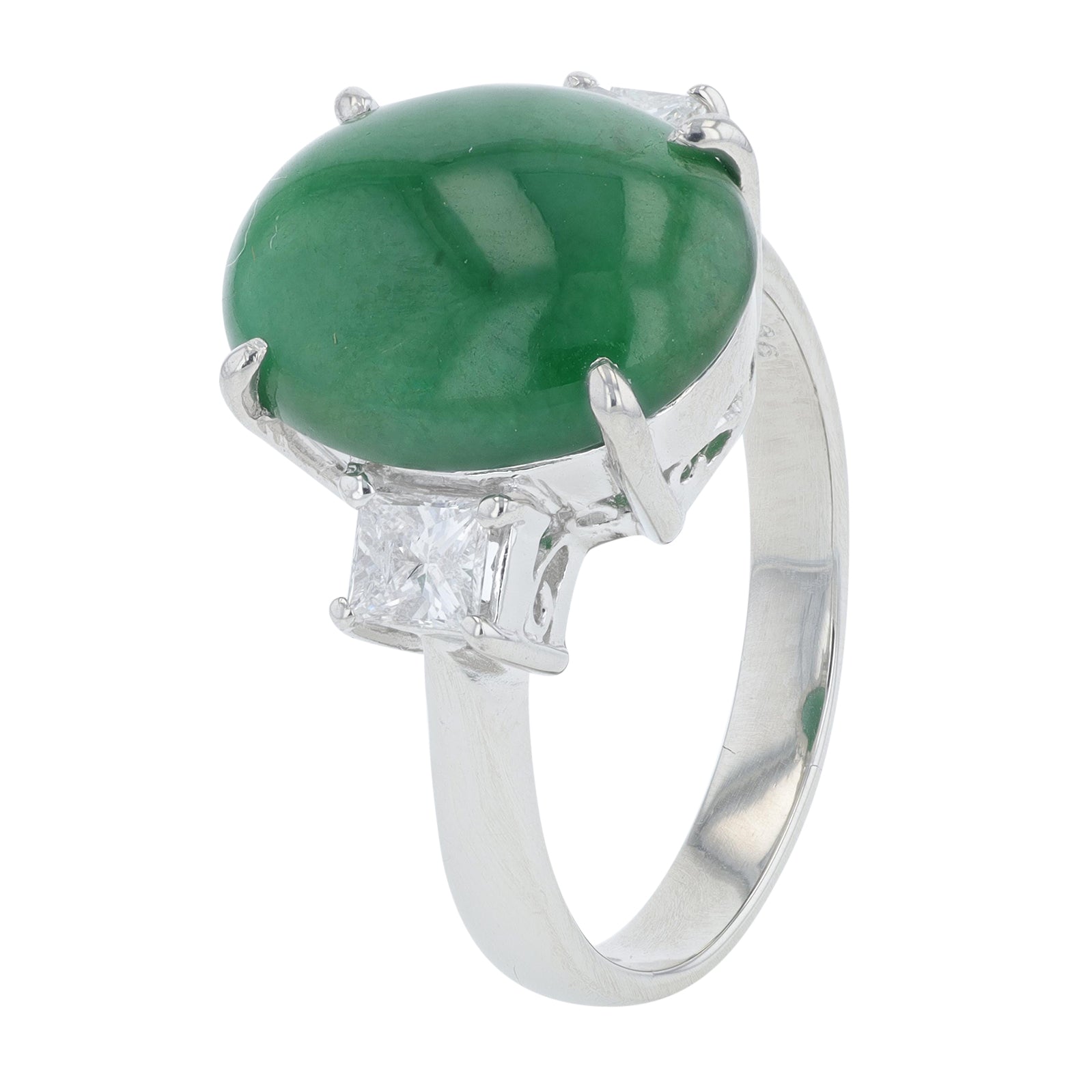 PT900 5.36 CT Jade Ring