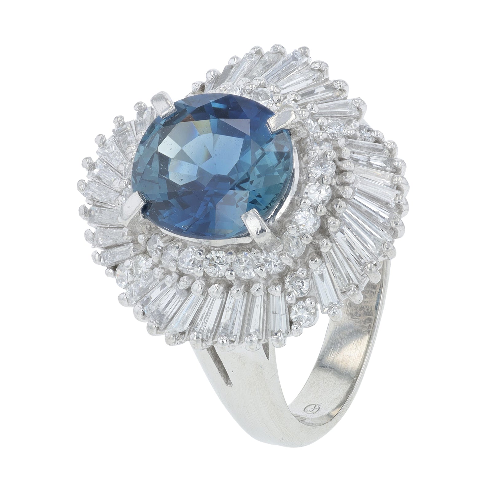 PT900 3.25 CT Sapphire Ring