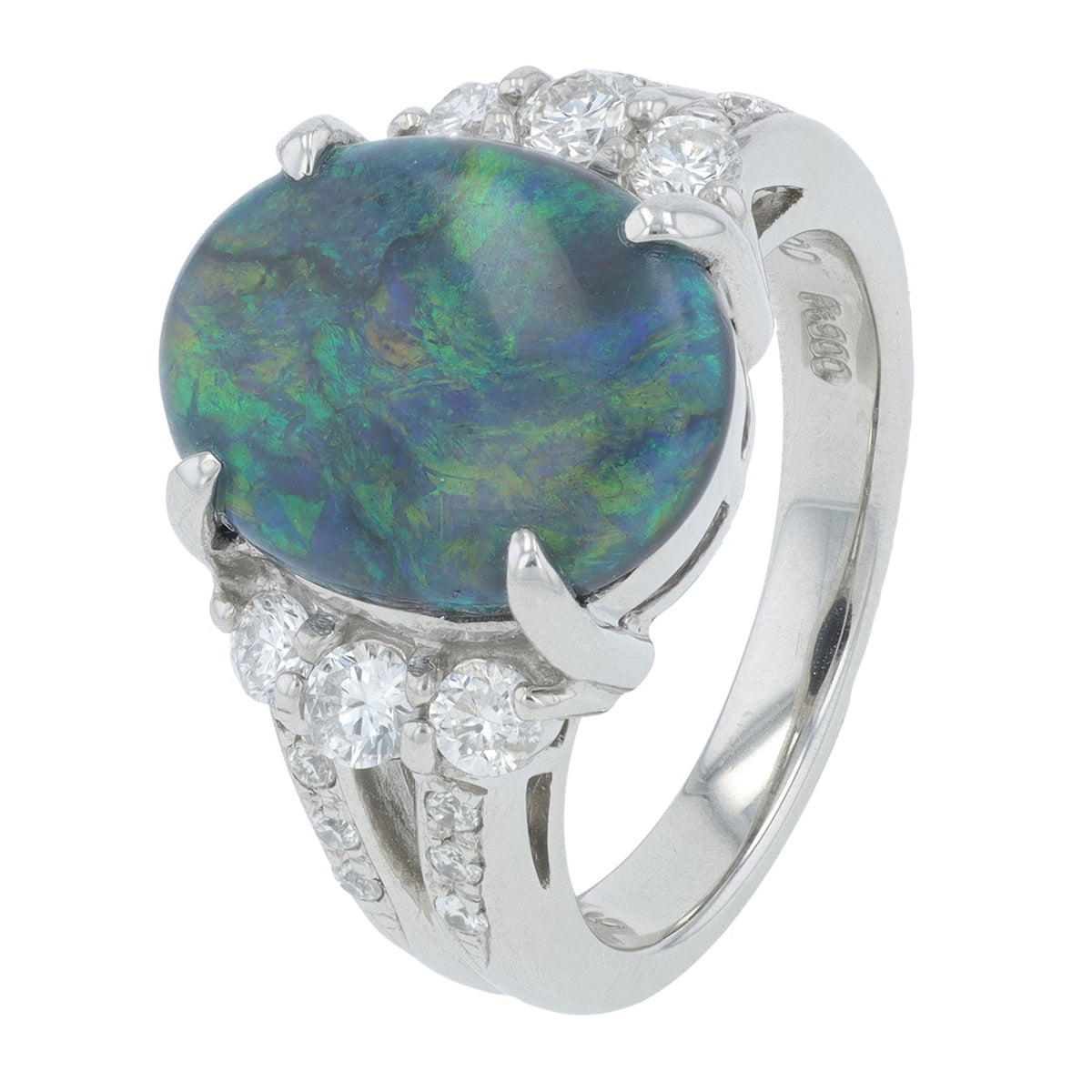 PT900 2.90 CT Opal Ring