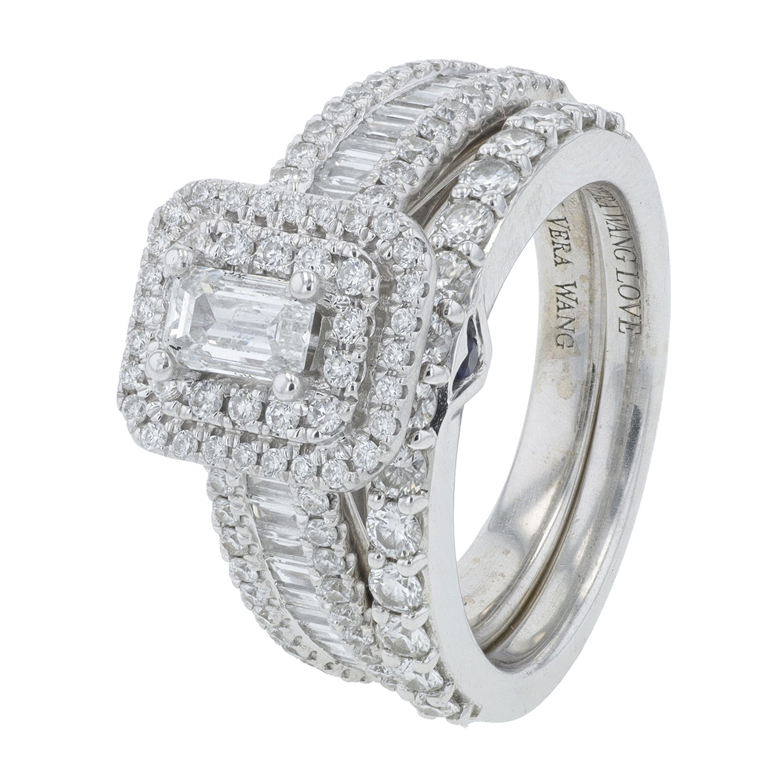 14K WG Vera Wang 1.83 CT Diamond Bridal Set