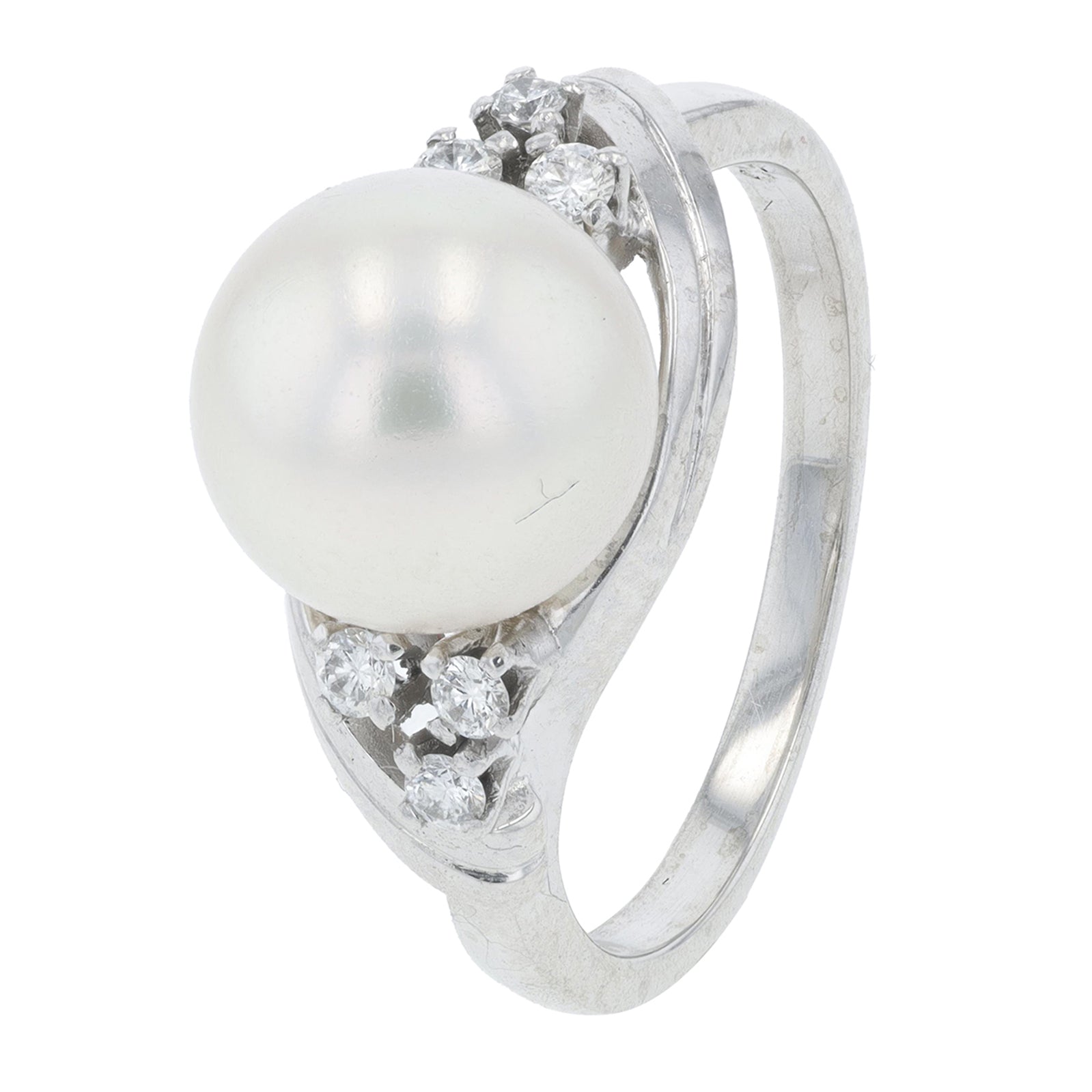 PT950 Mikimoto 9MM Pearl Ring