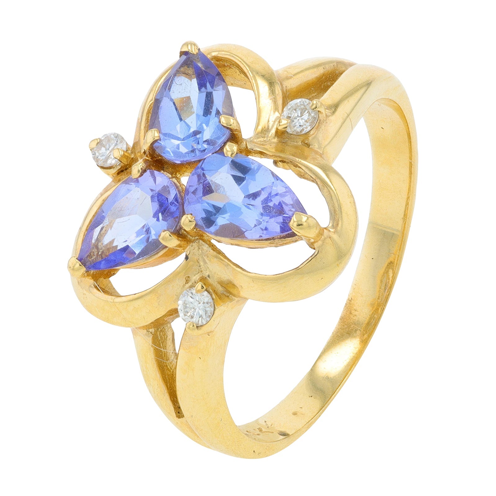 14K YG Tanzanite Ring
