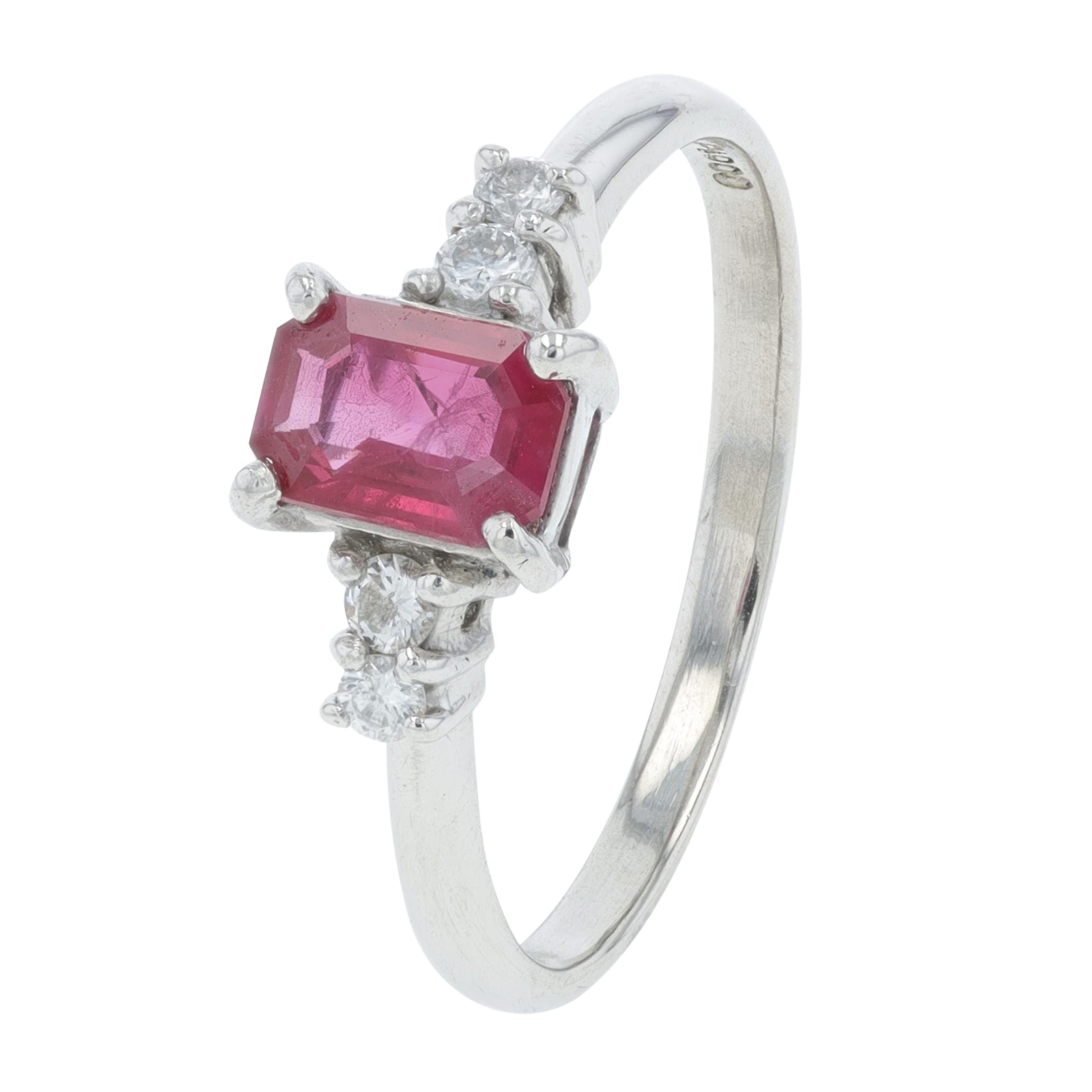 PT900 .45 CT Ruby Ring
