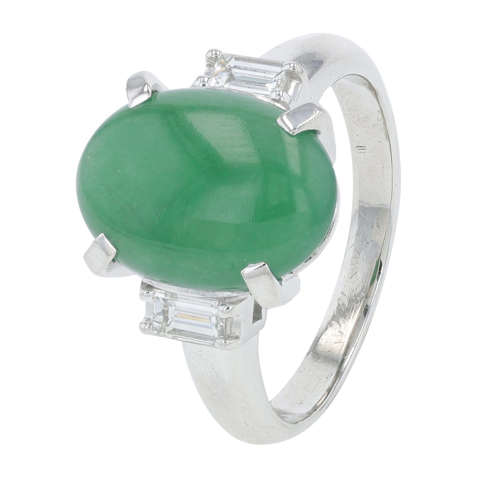 PT900 5.92 CT Jade Ring