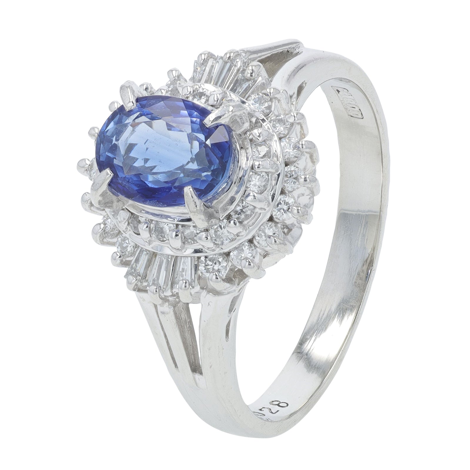 PT900 1.20 CTW Sapphire Ring