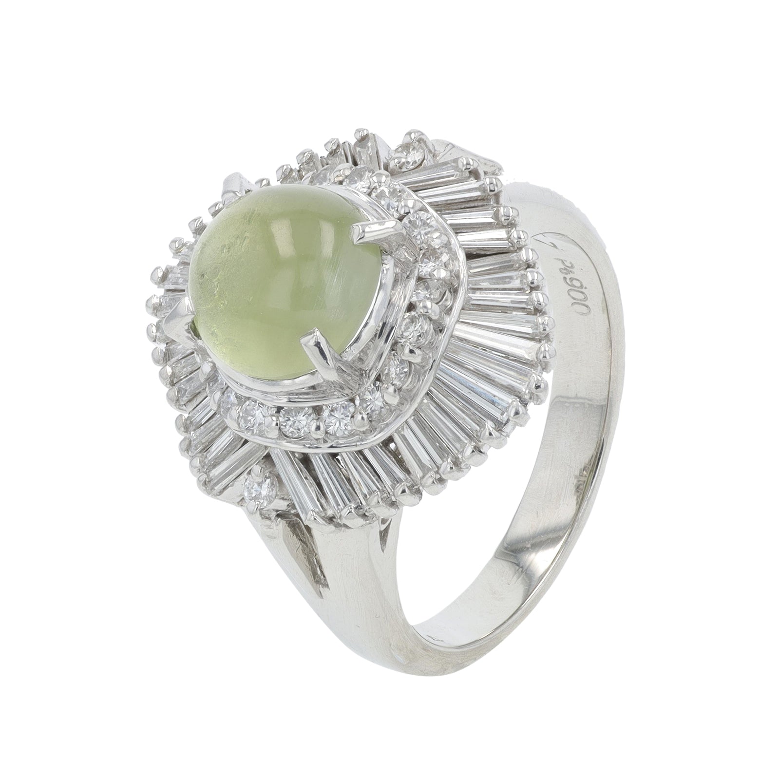 PT900 2.57 CT Cat's Eye Ring