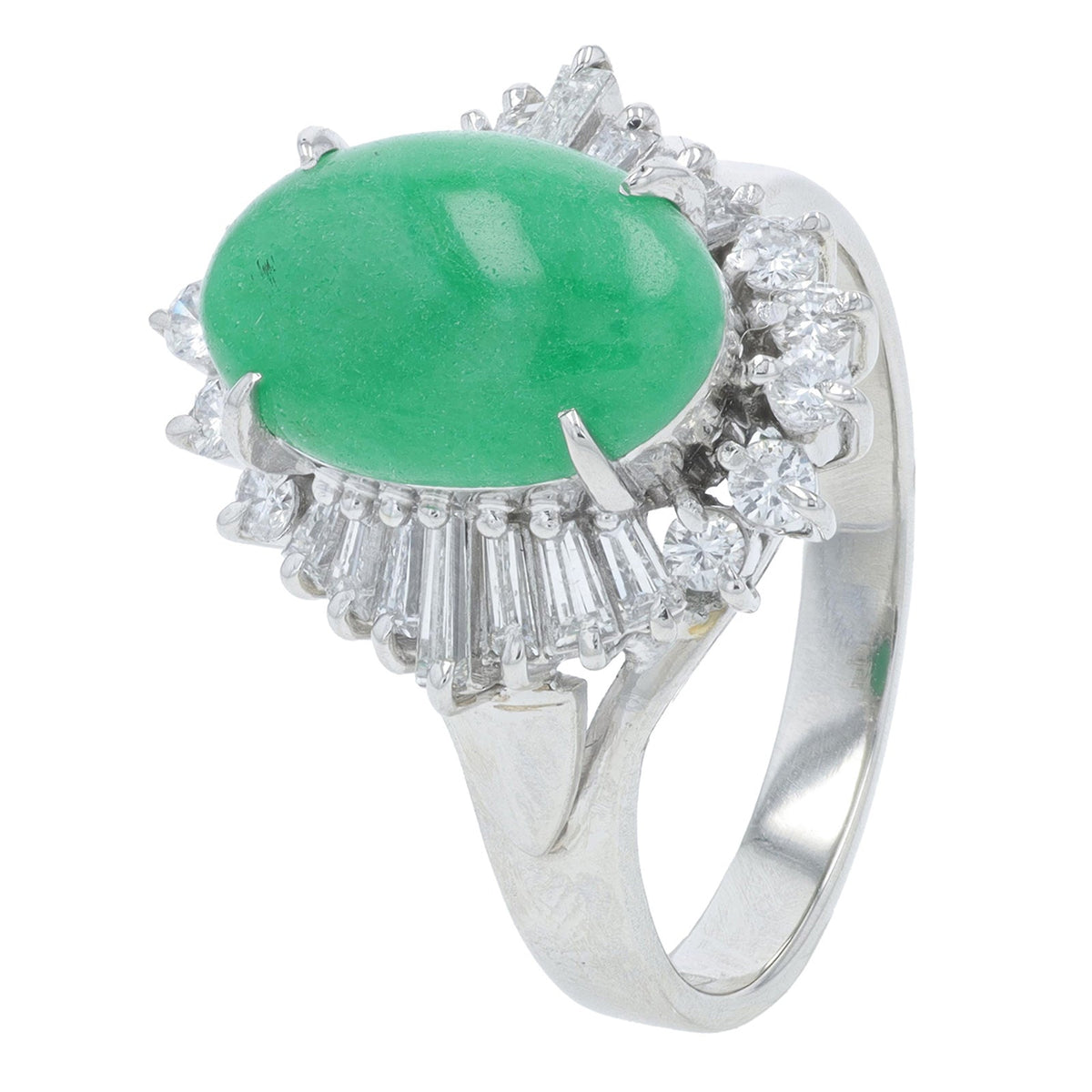 PT900 2.33 CT Jade Ring