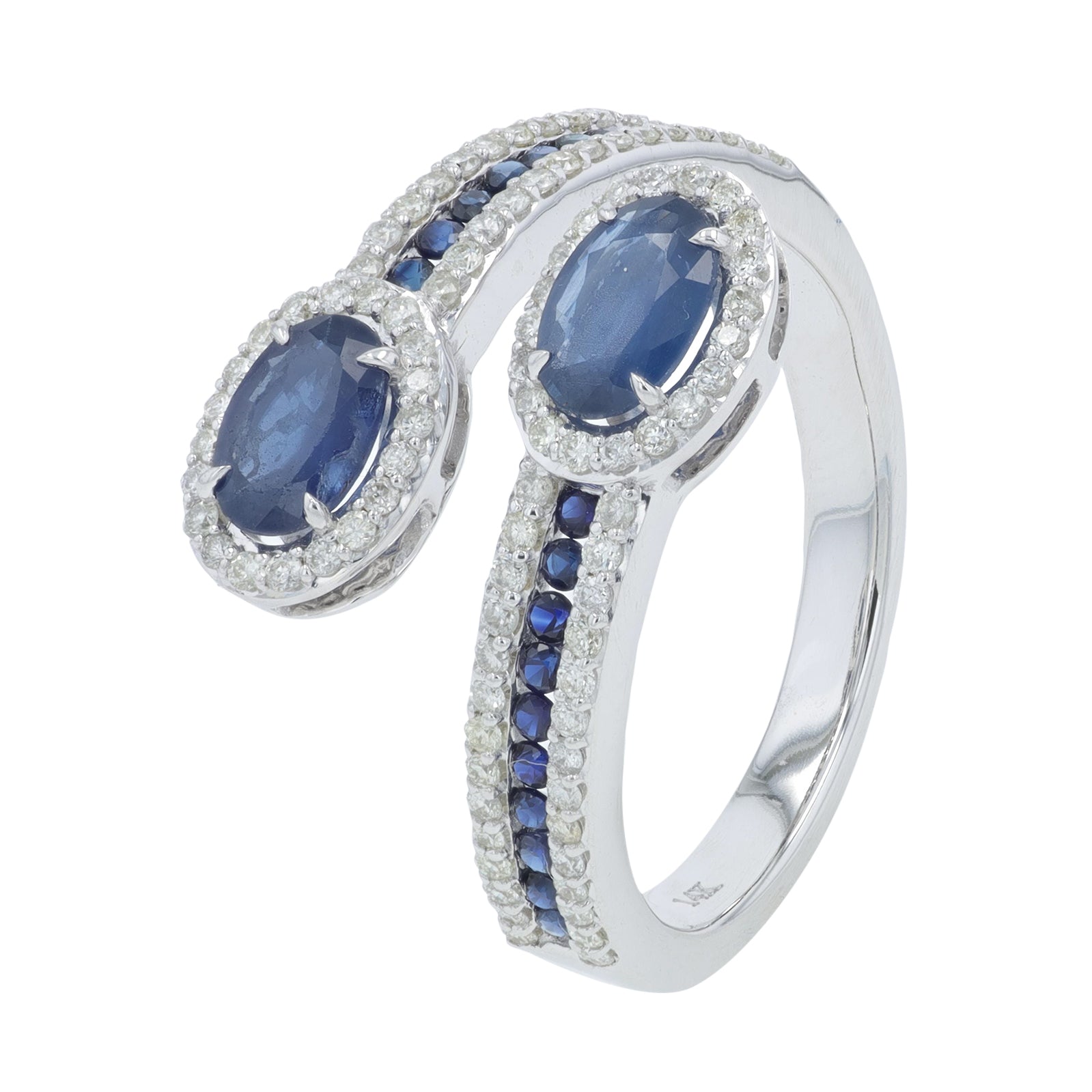 14K Gemstone Bypass Ring<p><strong>More Colors Available</p></strong>