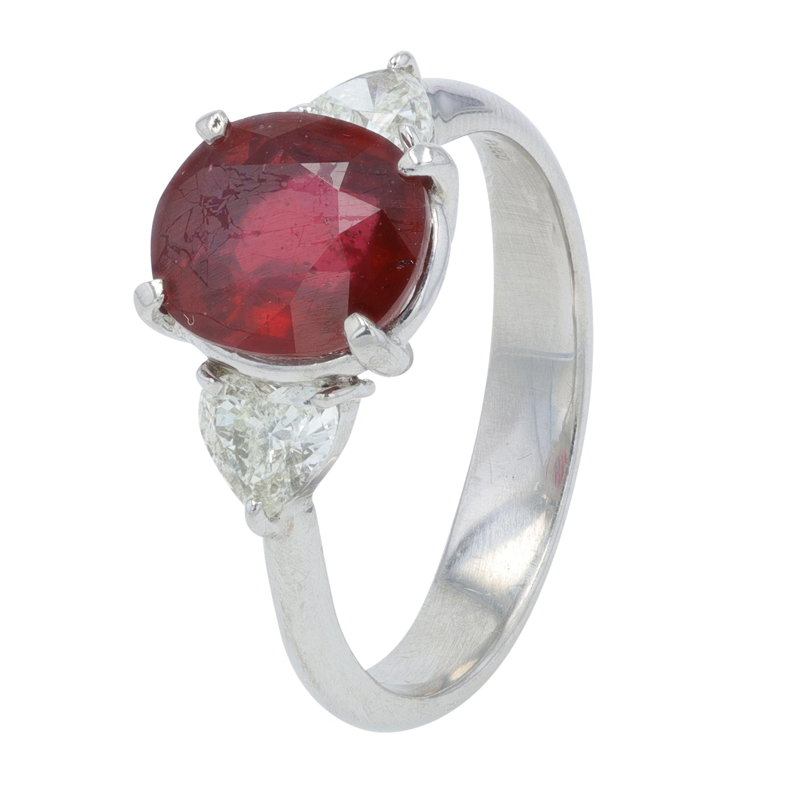 PT900 2.69 CT Ruby Ring