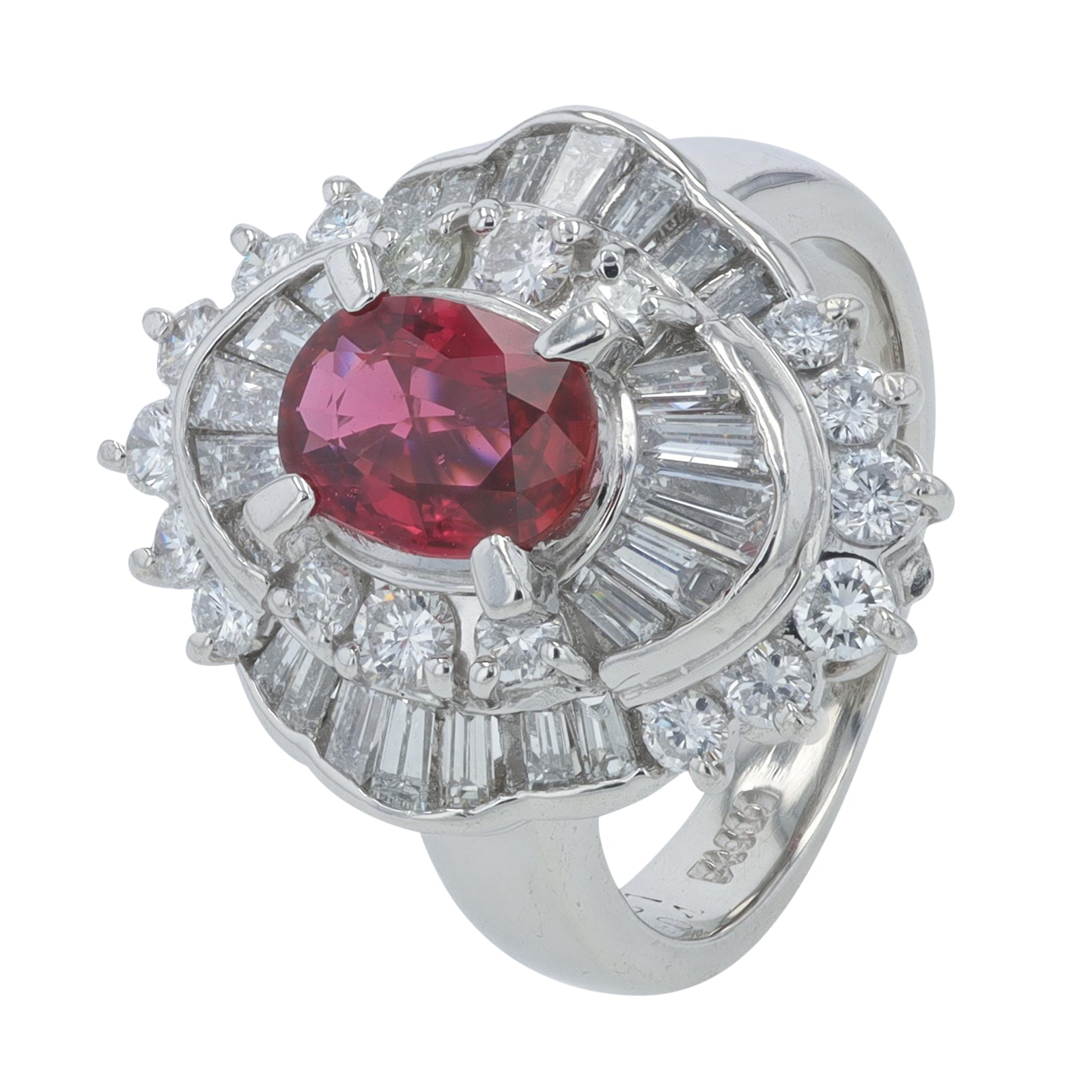 PT900 1.04 CT Ruby Ring
