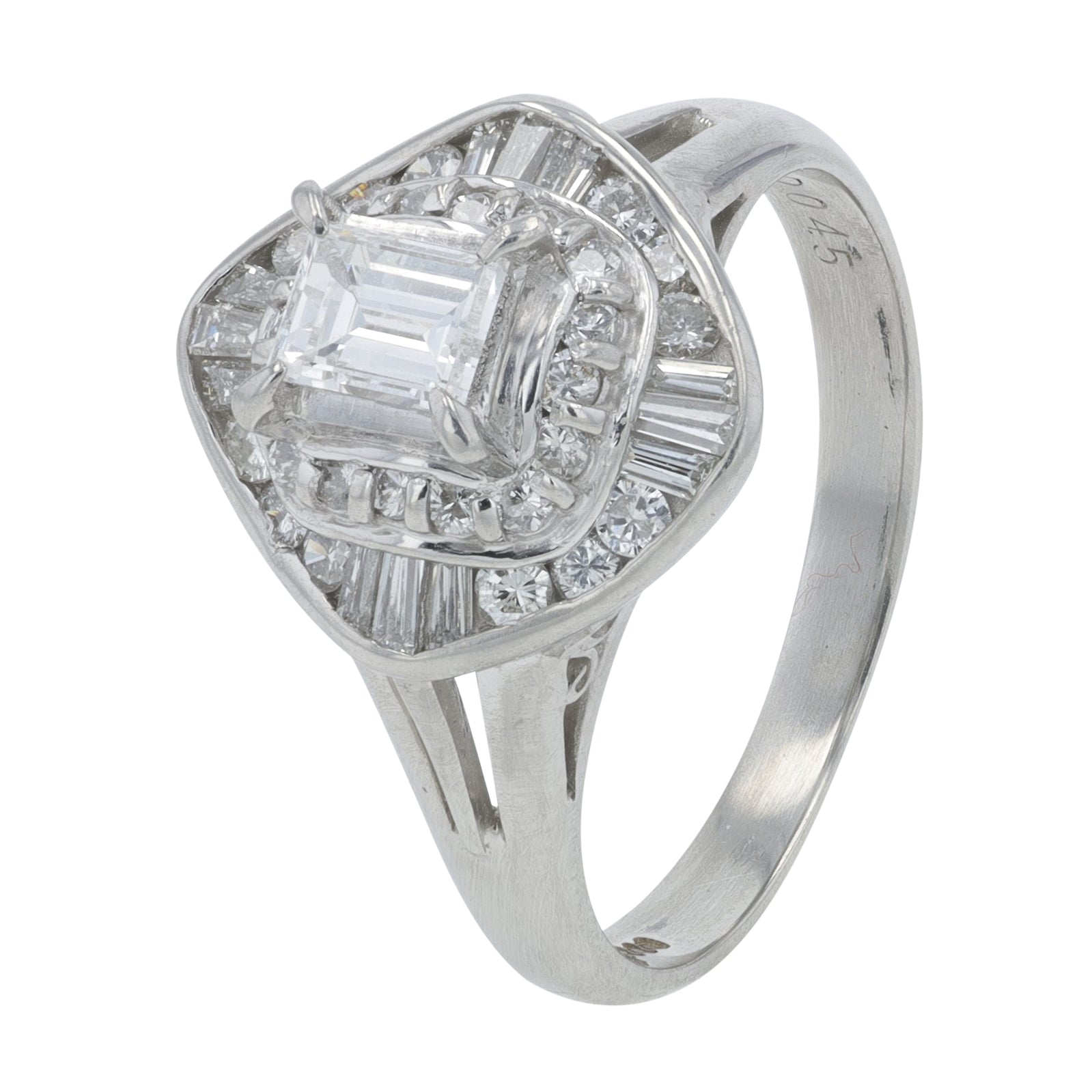 PT900 .75 CTW Diamond Ring