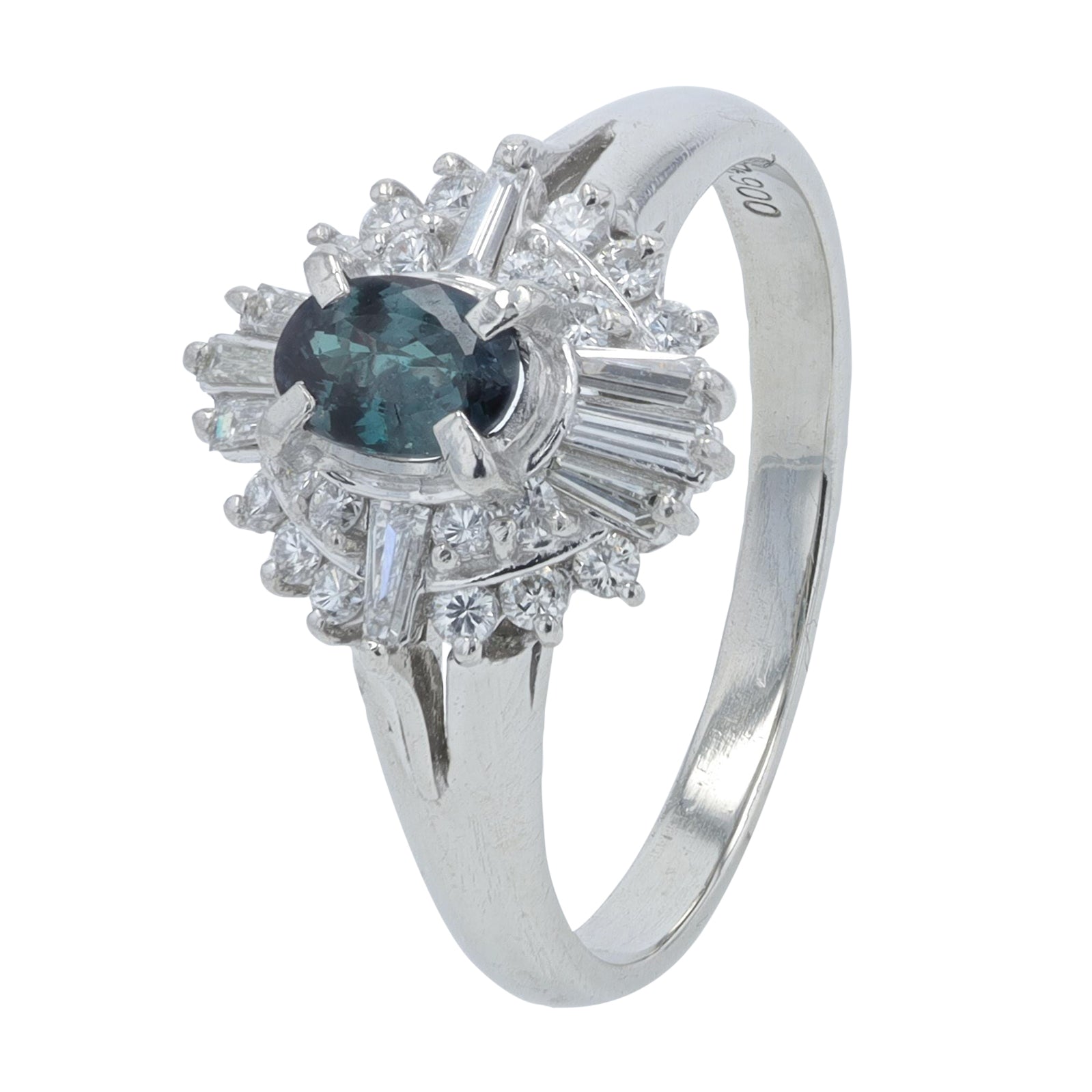 PT900 .36 CT Alexandrite Ring