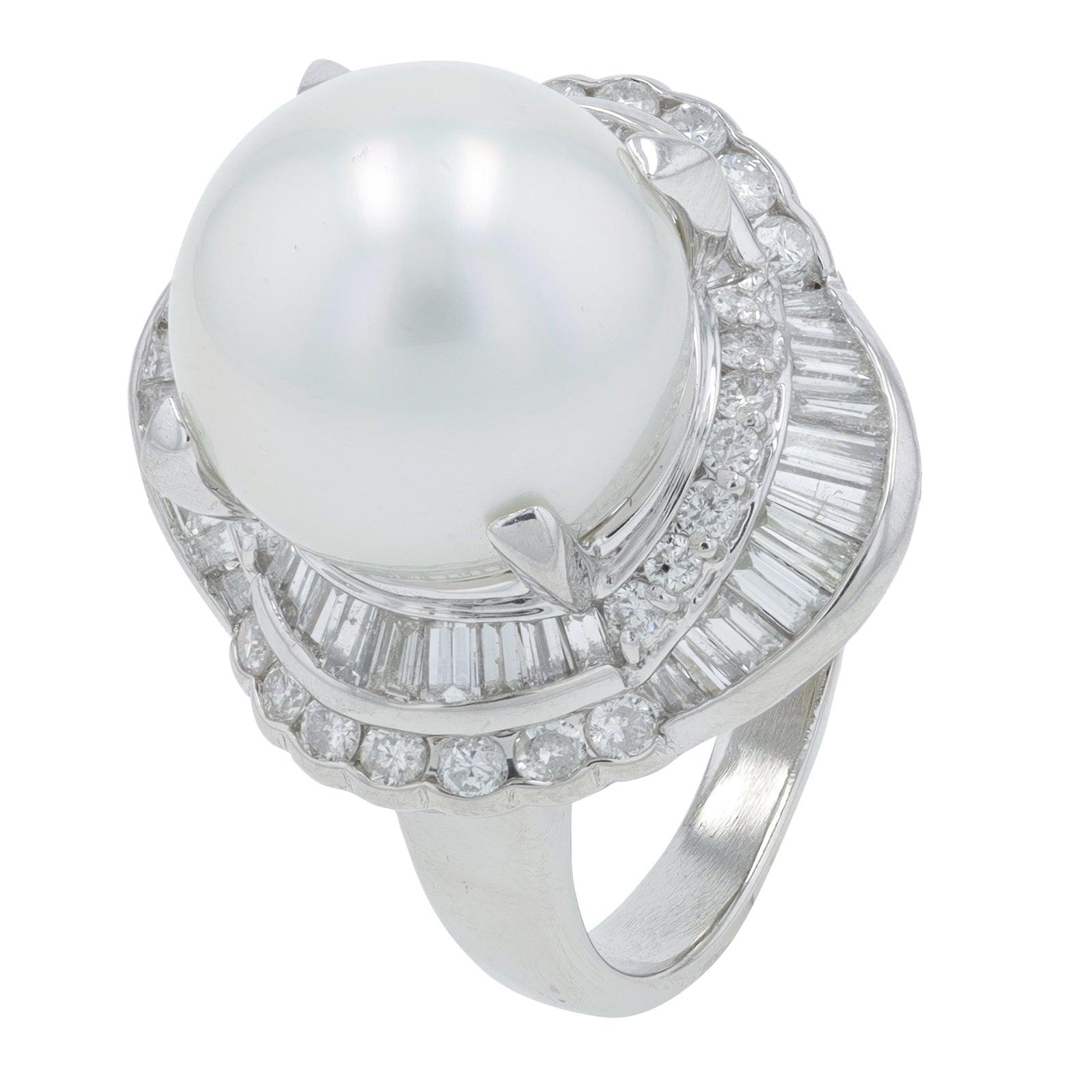 PT900 11.8 MM Pearl Cocktail Ring