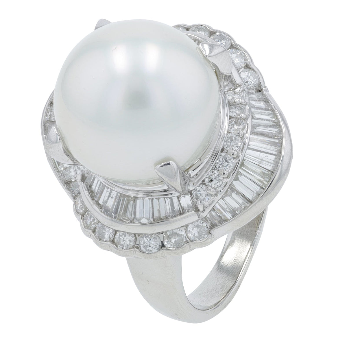 PT900 11.8 MM Pearl Cocktail Ring