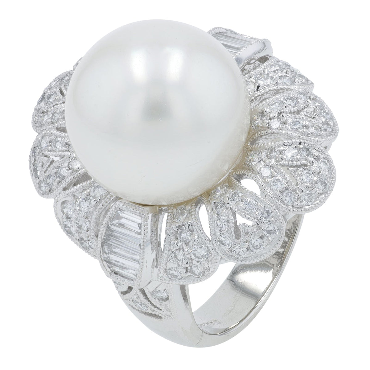 PT900 12.6 MM Pearl Cocktail Ring