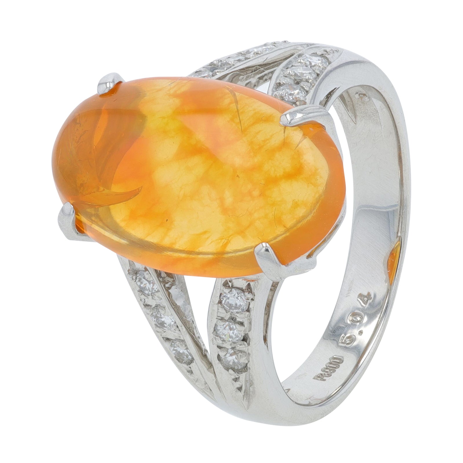 PT900 5.04 CT Fire Opal Ring