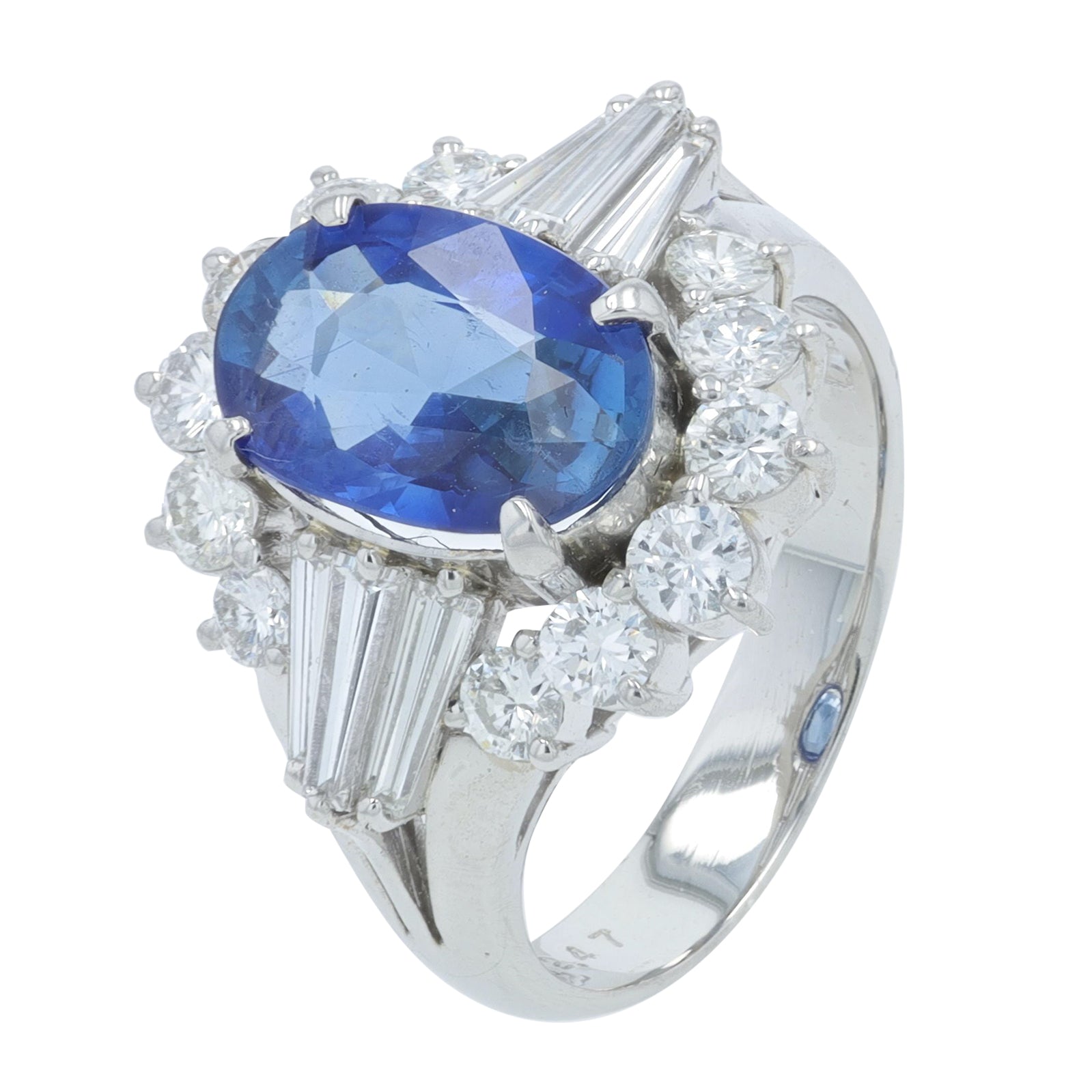 PT900 2.47 CTW Sapphire Ring