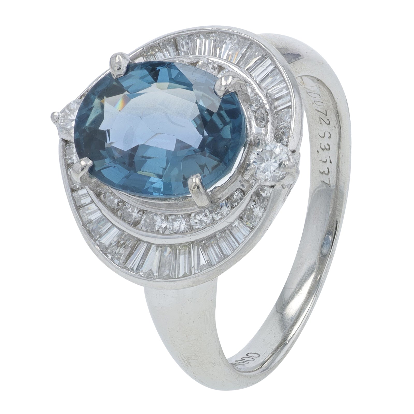 PT900 3.537 CTW Sapphire Ring