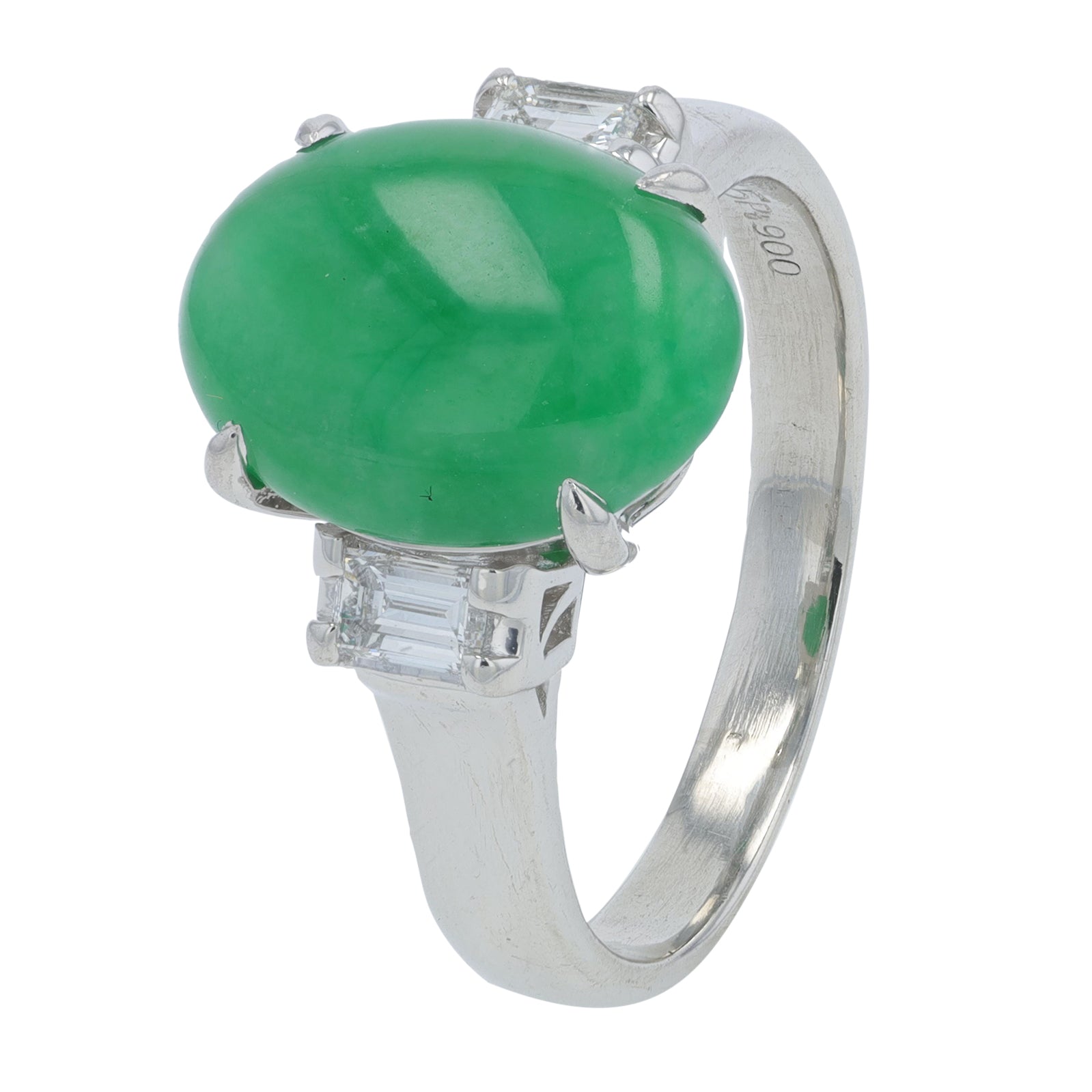 PT900 4.35 CT Jade Ring