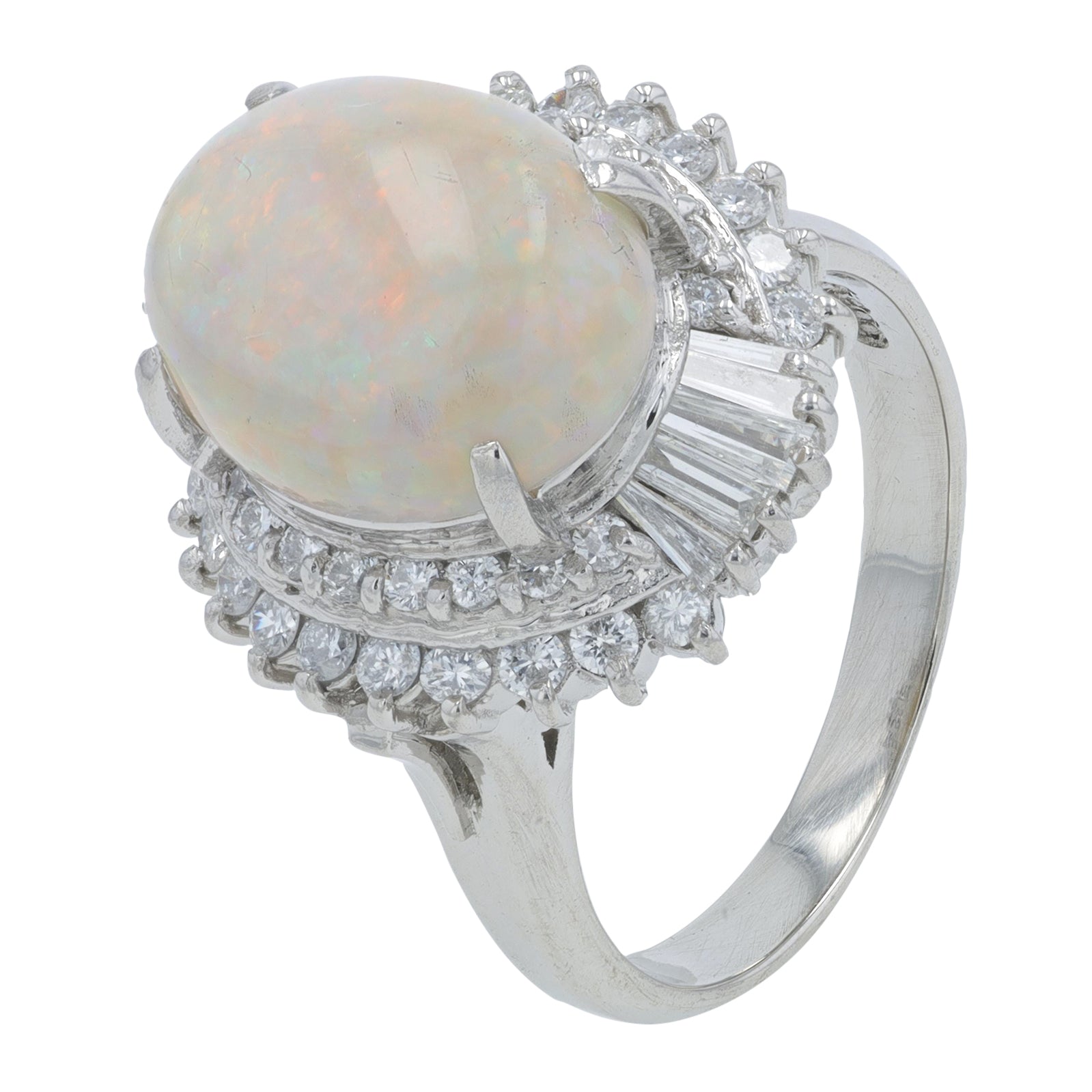 PT900 3.27 CT Opal Center Ring