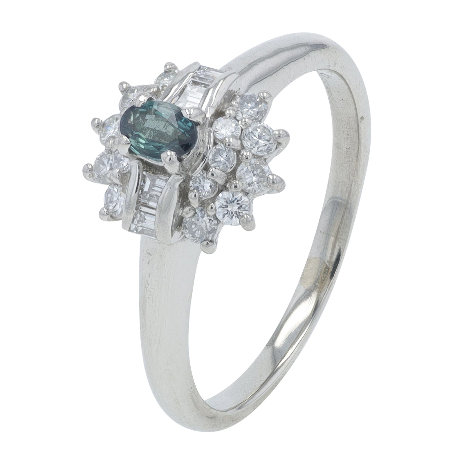 PT850 .16 CT Alexandrite Ring