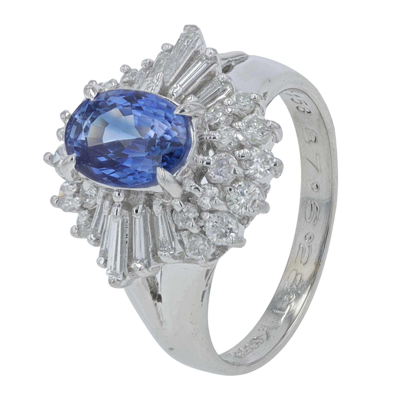 PT900 1.58 CTW Sapphire Ring