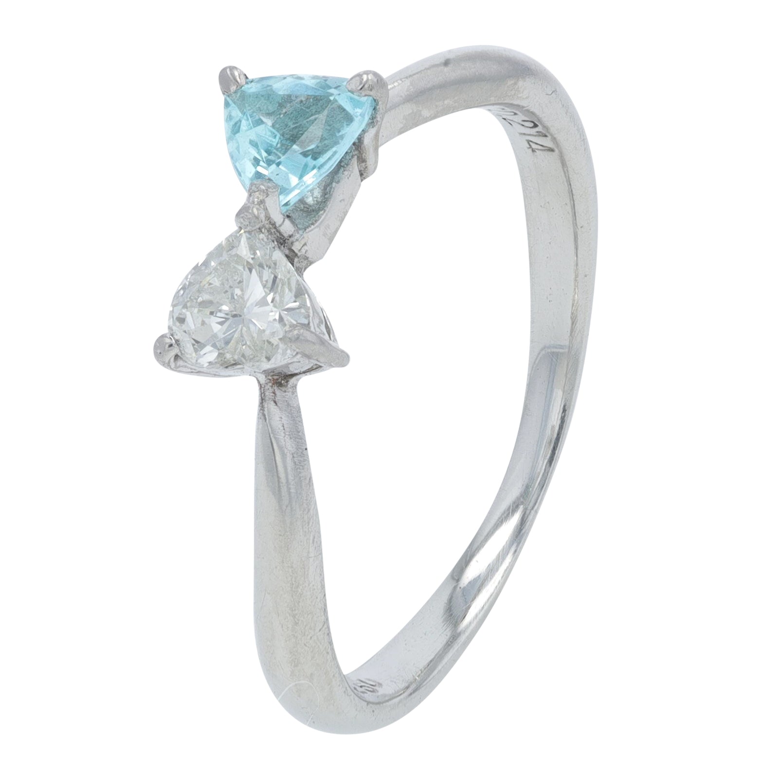 PT900 .25 CT Paraiba Tourmaline Ring