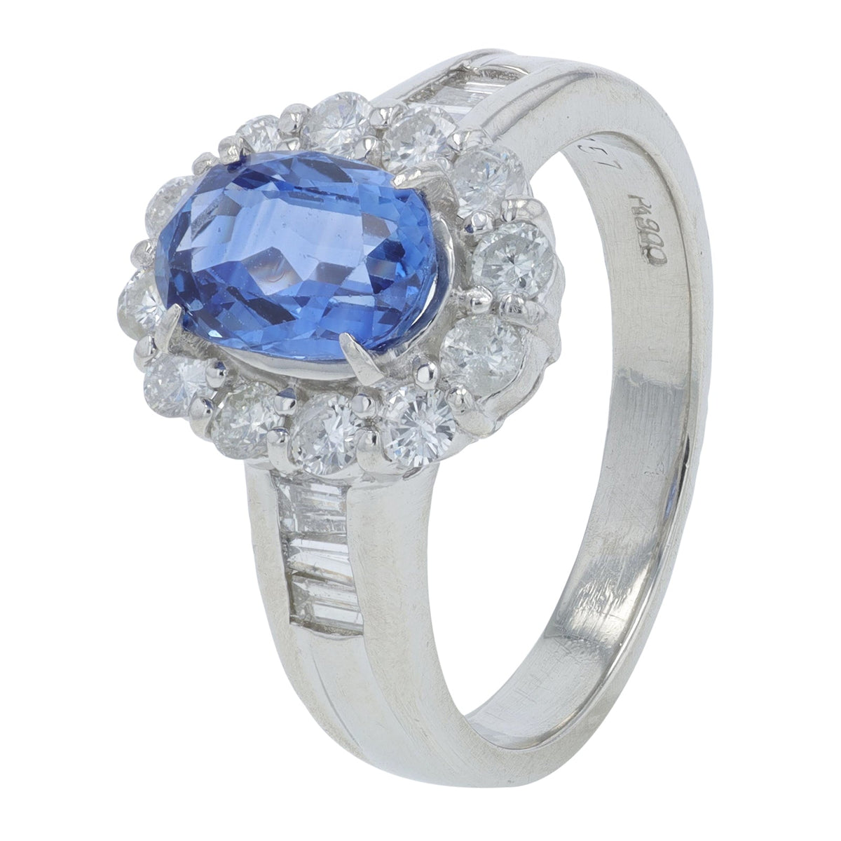 PT900 1.57 CTW Sapphire Ring