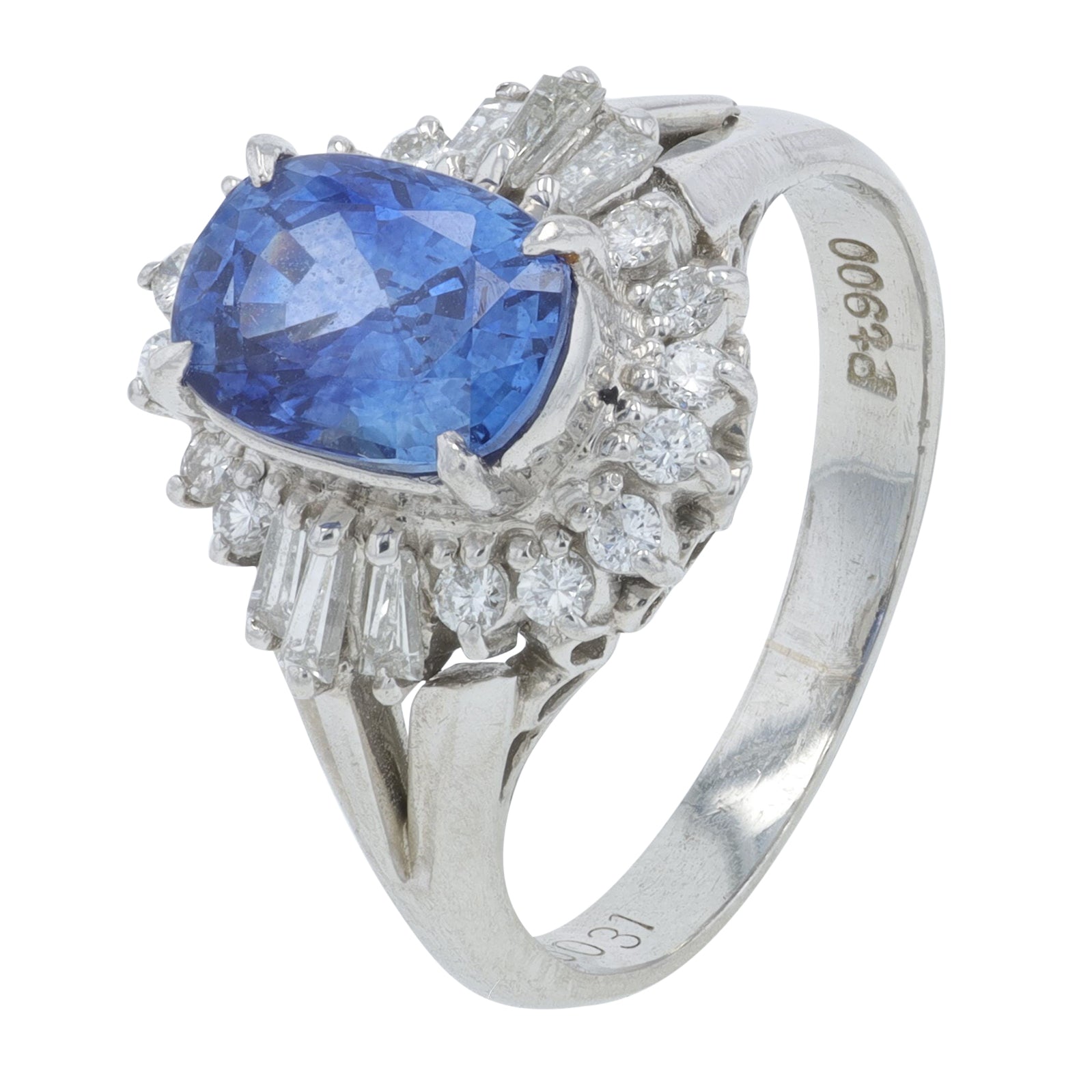 PT900 1.71 CTW Sapphire Ring