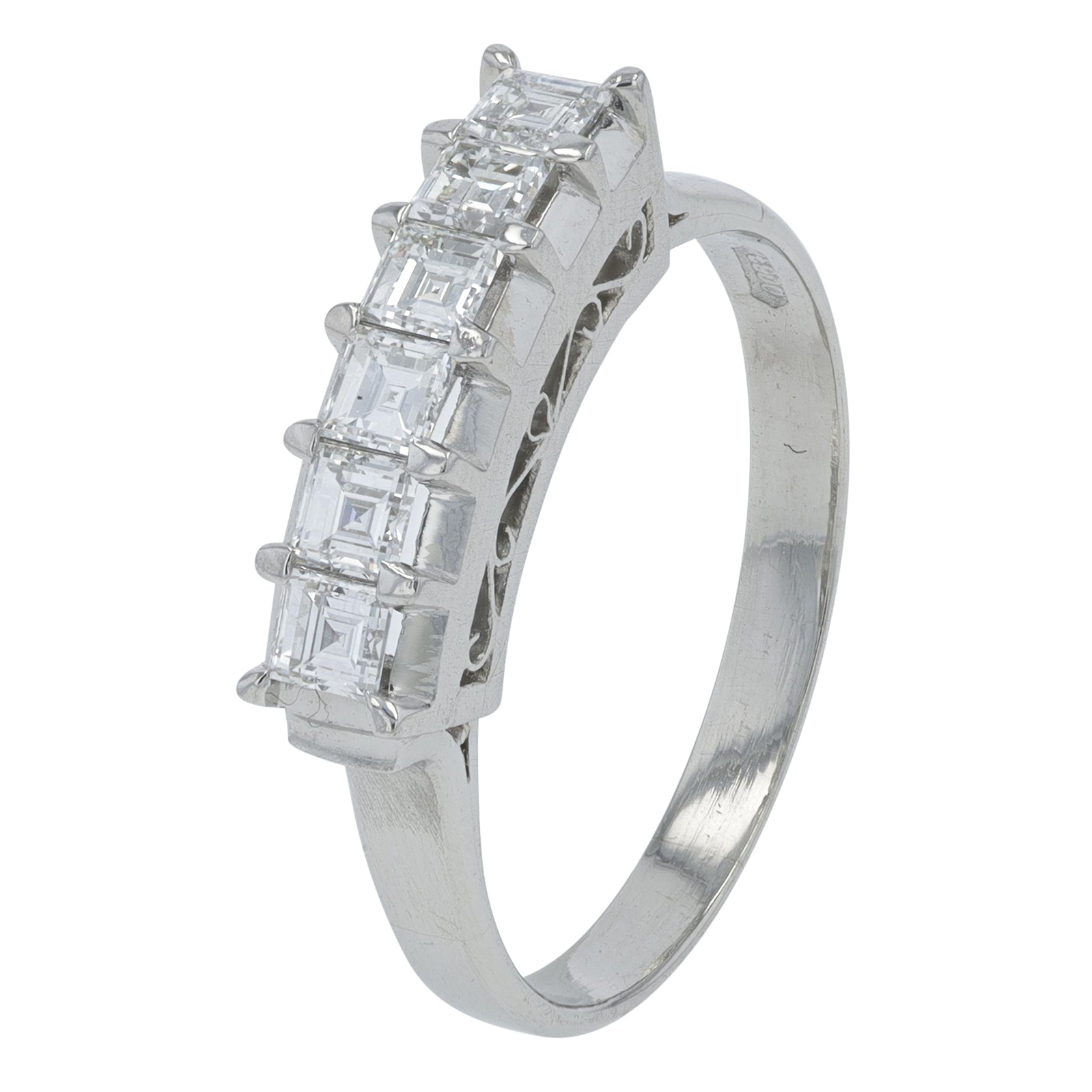 PT900 .70 CT Diamond Band
