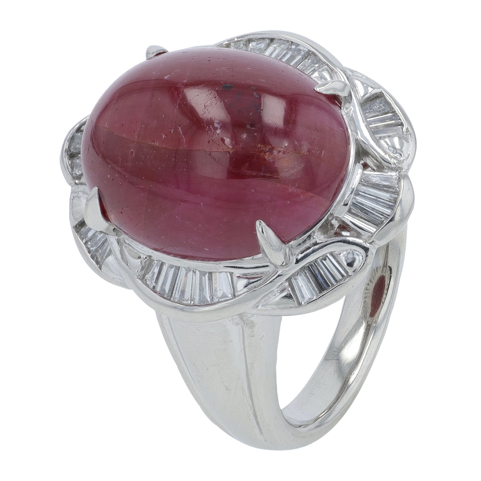 PT900 12.52 CT Ruby Ring