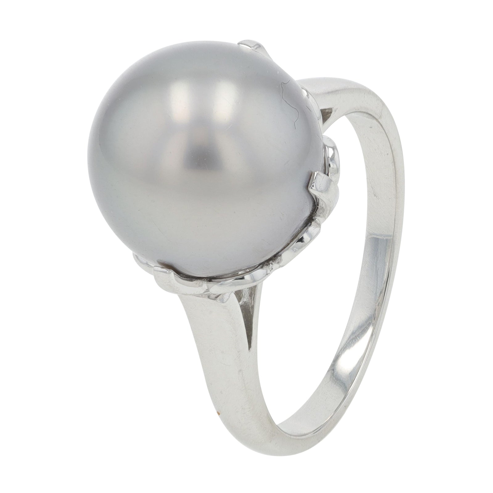PT900 Mikimoto 11.8 MM Tahitian Pearl Ring