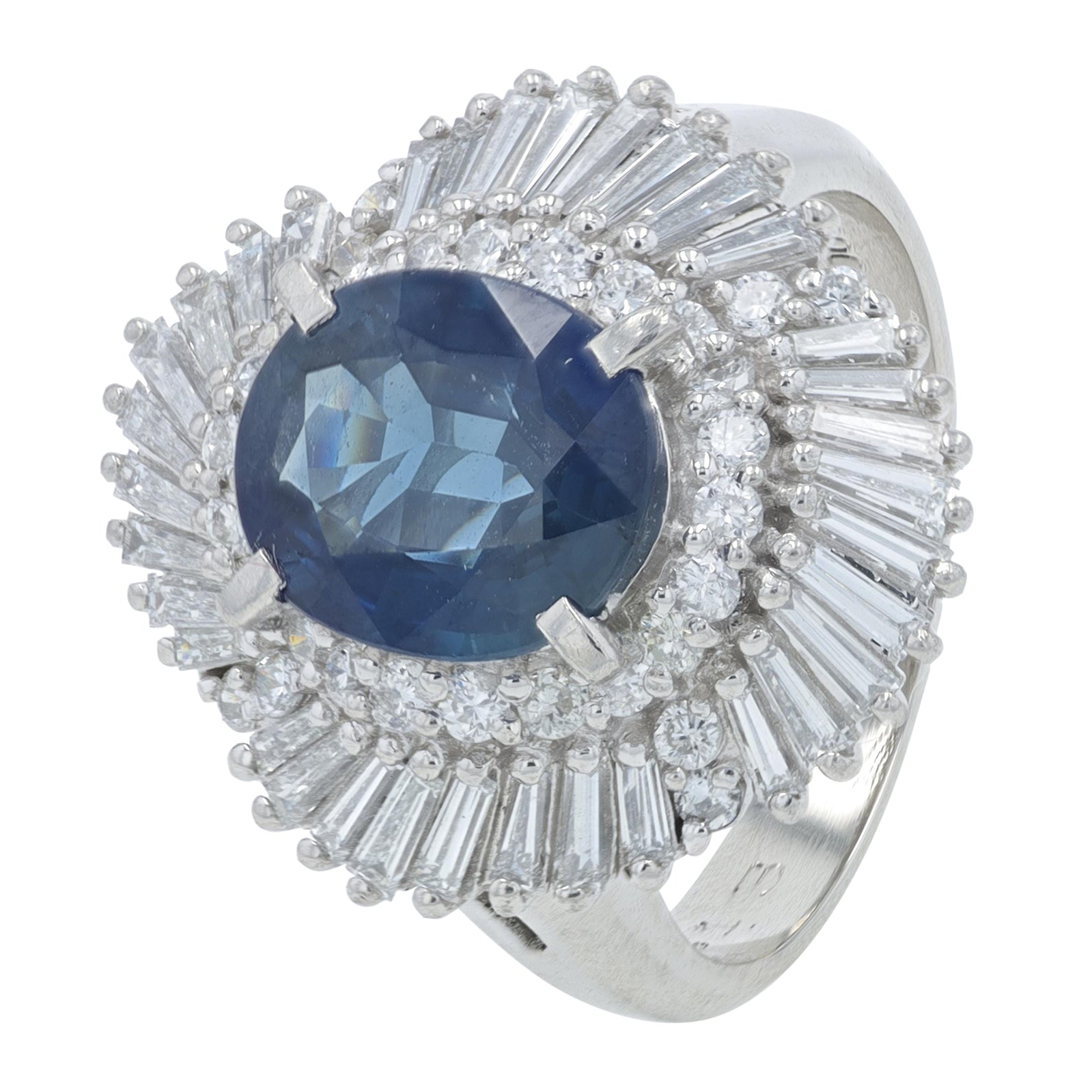 PT900 2.51 CTW Sapphire Ring