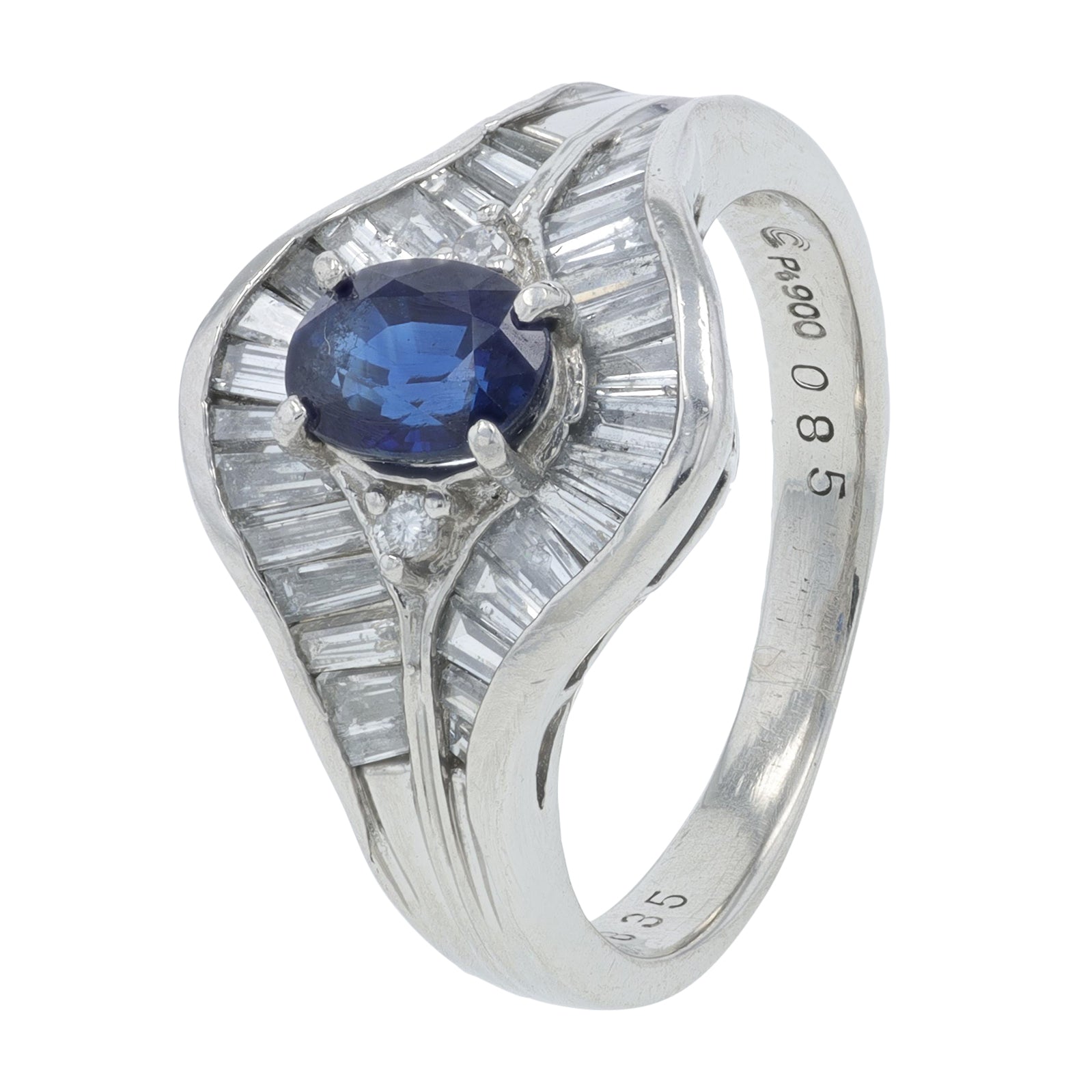 PT900 .853 CTW Sapphire Ring