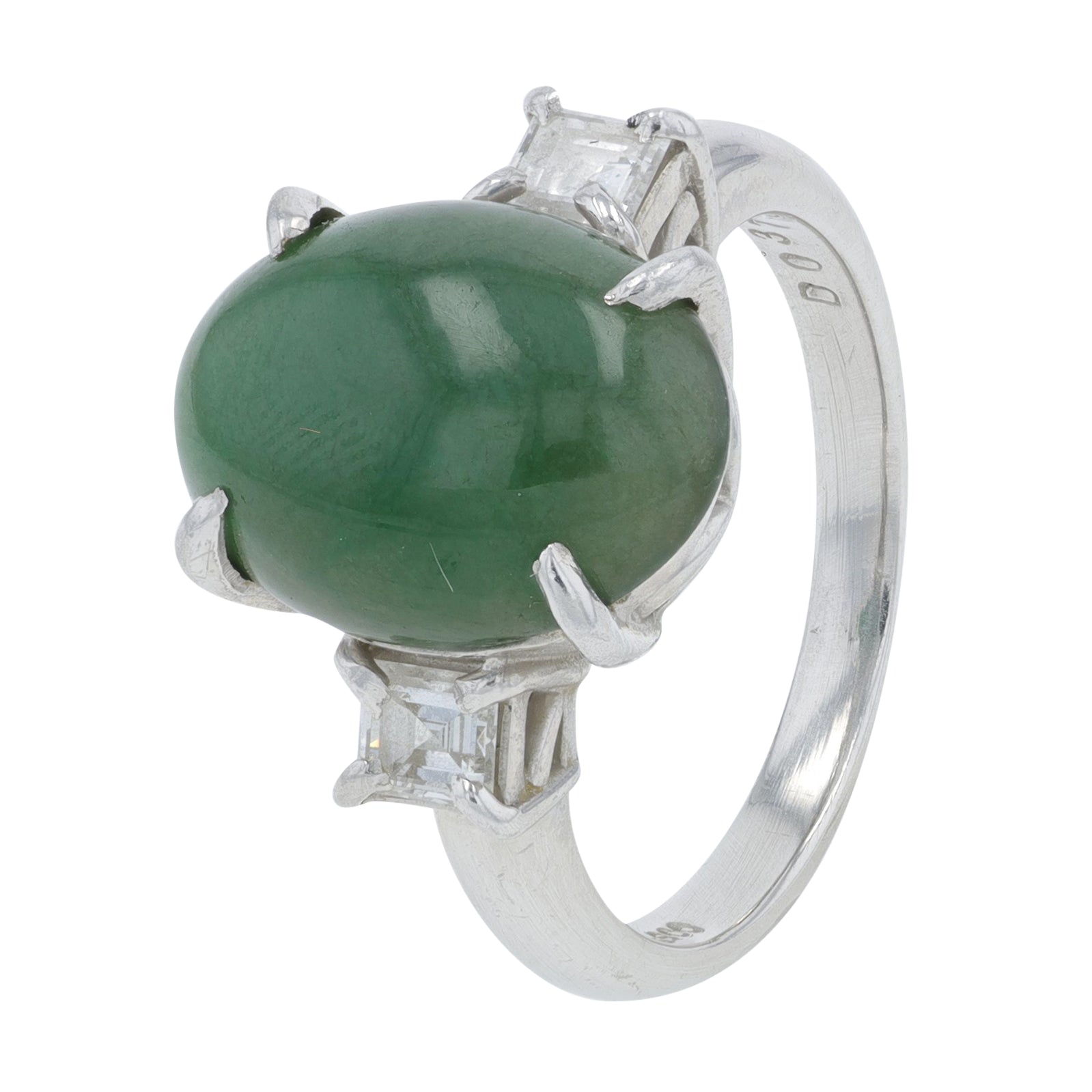 PT900 4.98 CT Jade Ring
