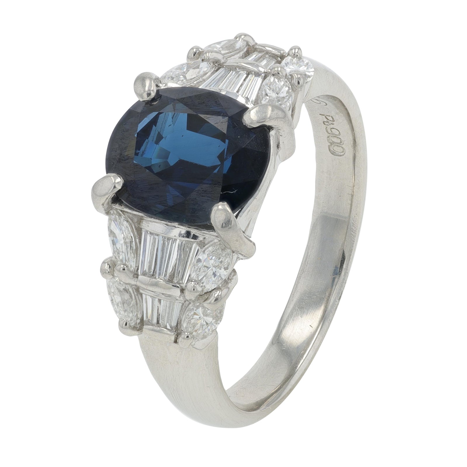 PT900 2.46 CTW Sapphire Ring