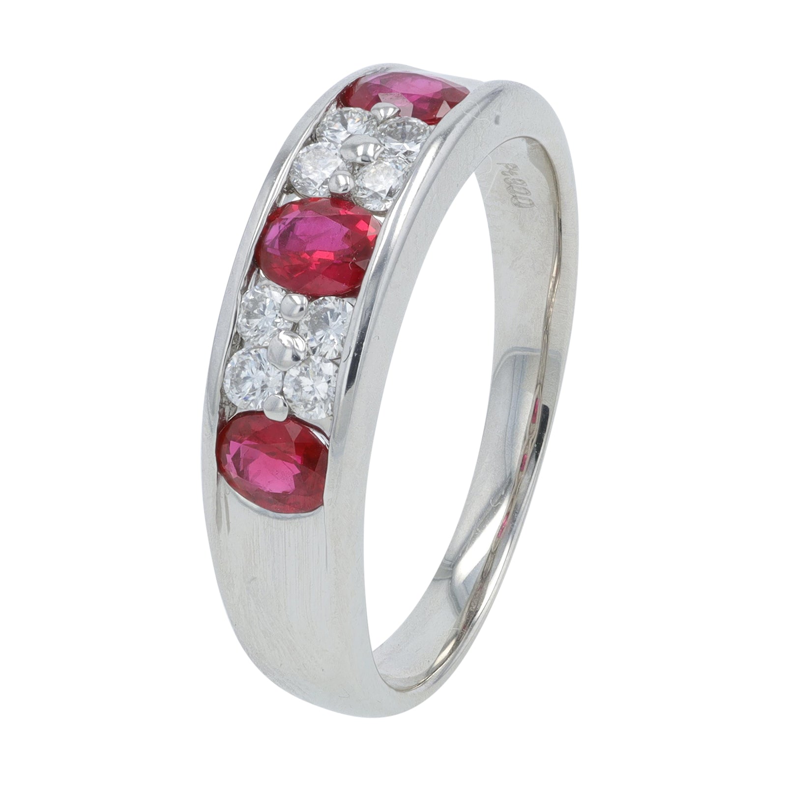 PT900 .59 CT Ruby Band