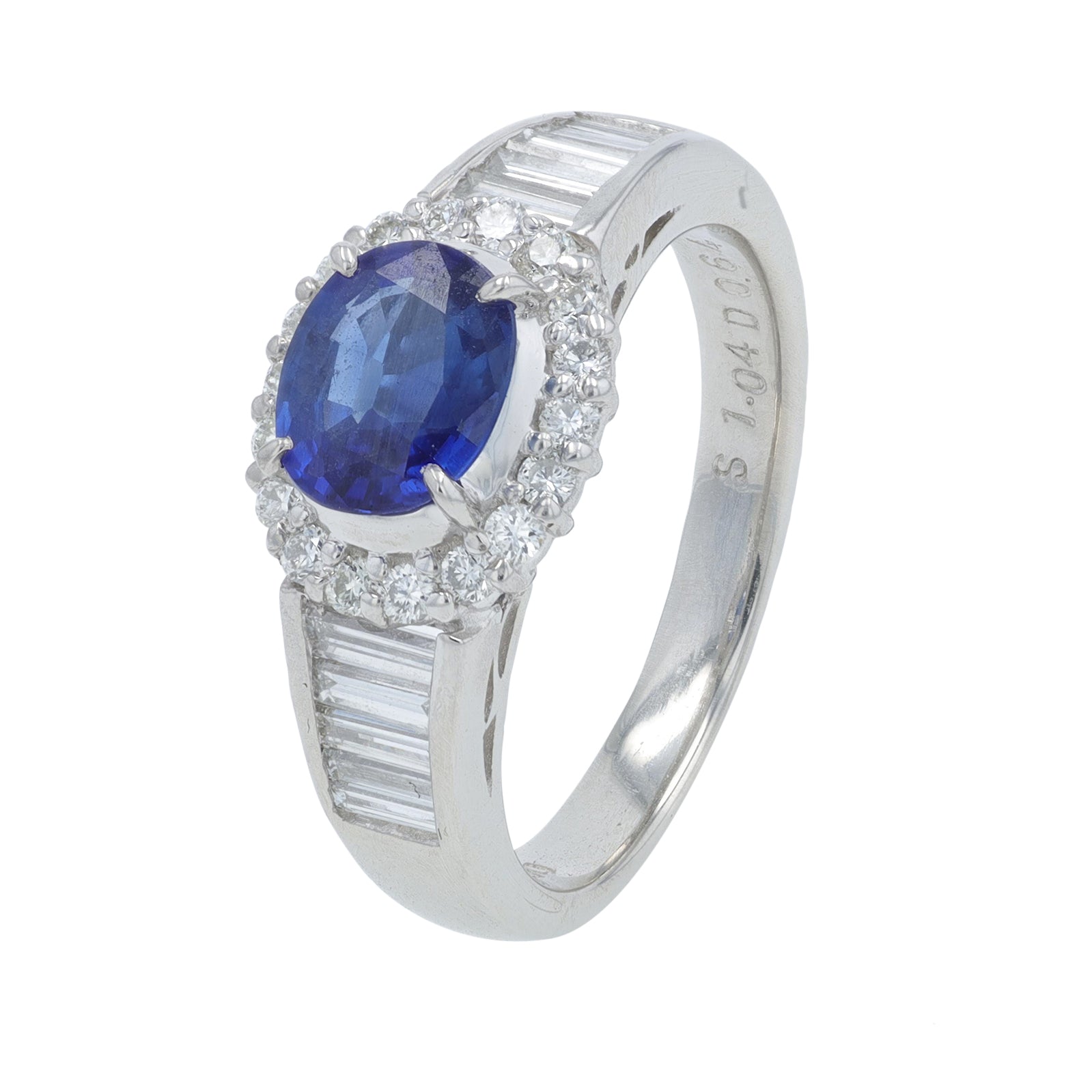 PT900 1.04 CTW Sapphire Ring
