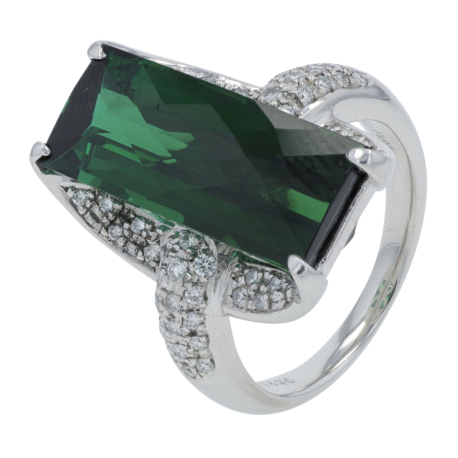 PT900 9.59 CT Tourmaline Ring