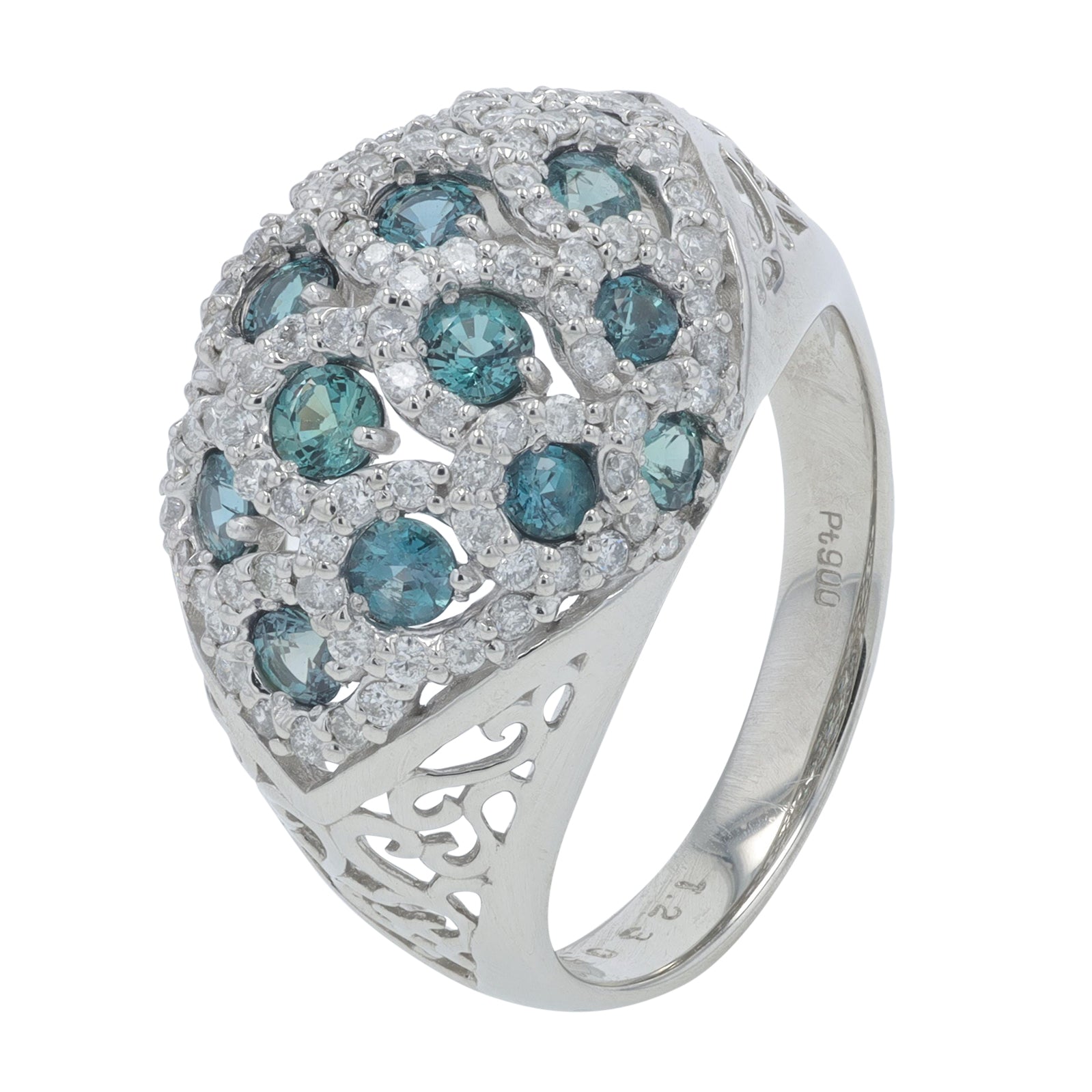 PT900 1.23 CT Alexandrite Ring
