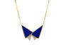 14K EFFY YG 1.40 CT Lapis Necklace