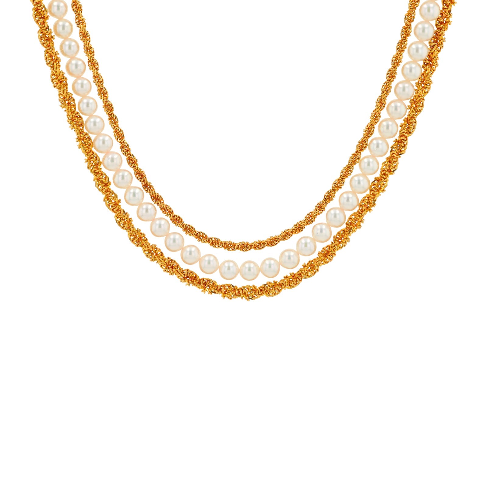 18K YG Mikimoto Pearl Necklace