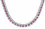 18K WG 8.75 CTW Ruby Necklace