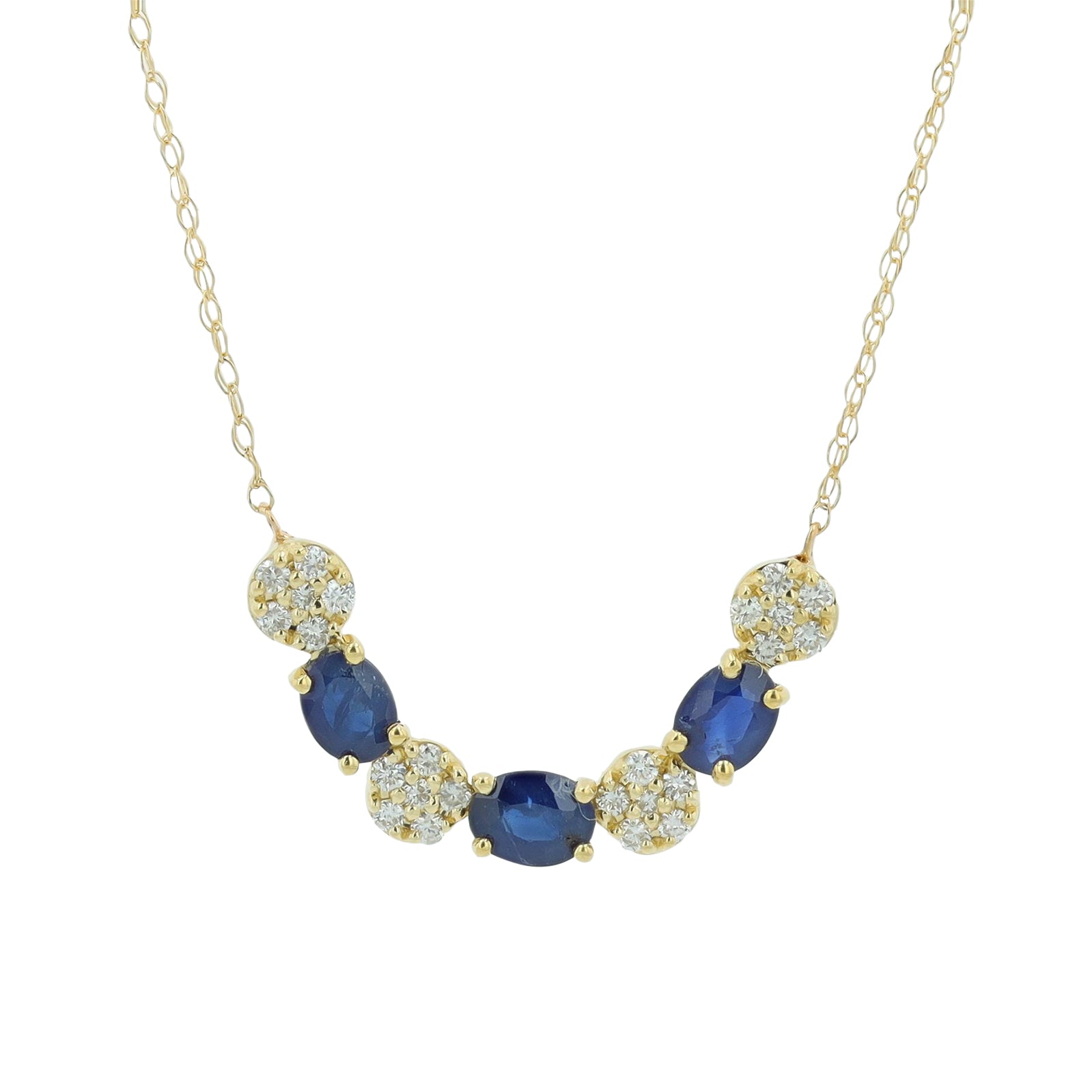 14K YG Gemstone Necklace<p><strong>More Colors Available</p></strong>