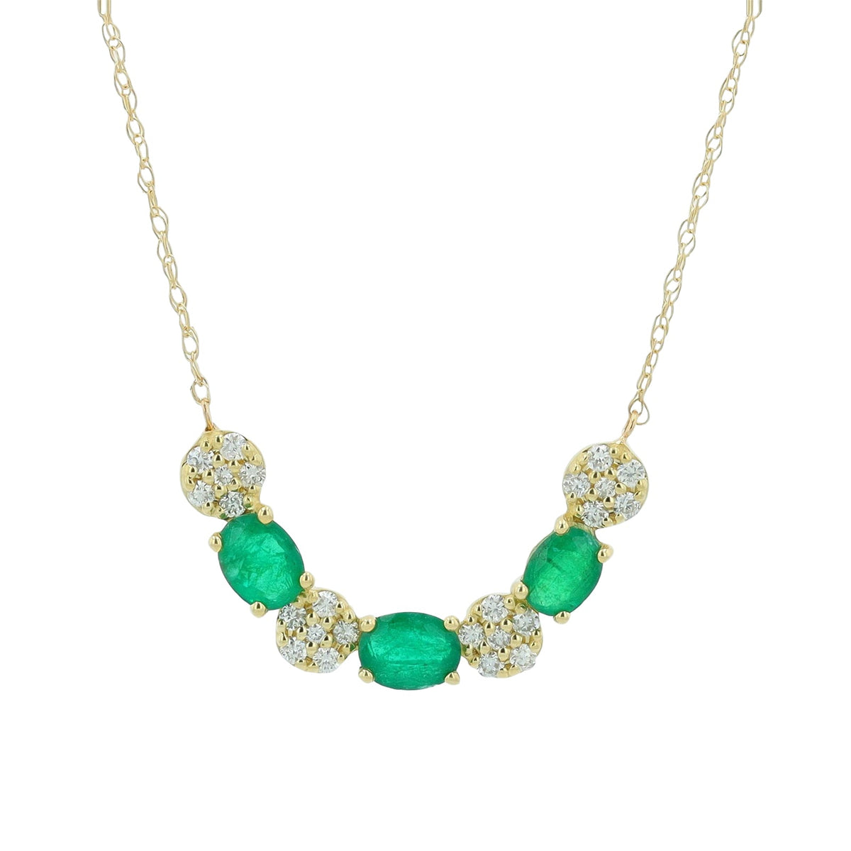 14K YG Gemstone Necklace<p><strong>More Colors Available</p></strong>